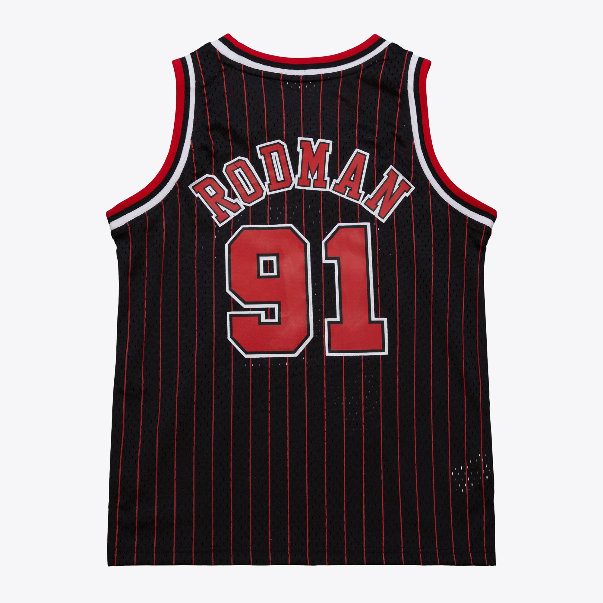 Dennis Rodman Chicago Bulls Youth 1995/96 Swingman Jersey - Black - Image 3