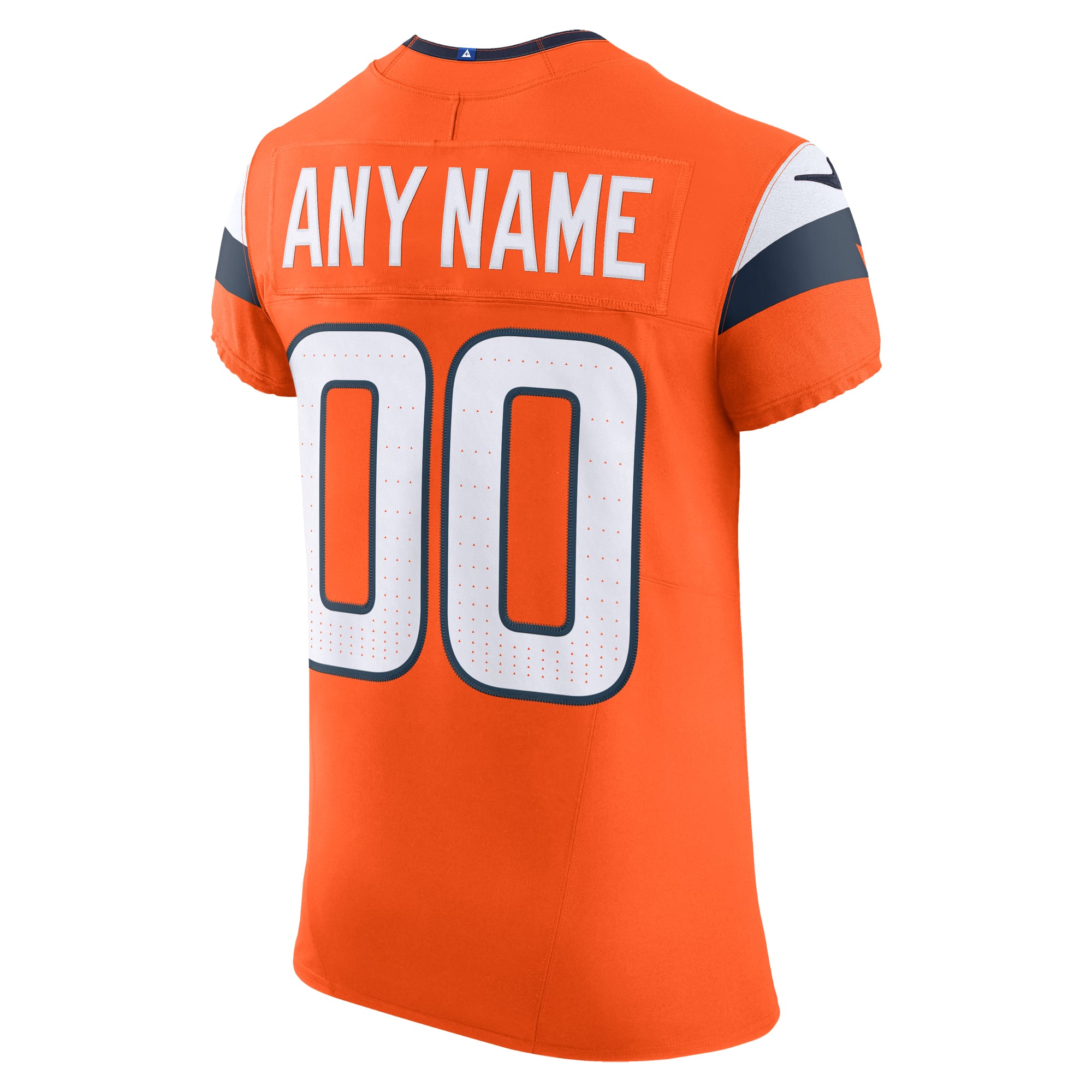 Denver Broncos Alternate Vapor F.U.S.E. Elite Custom Jersey - Orange - Image 4