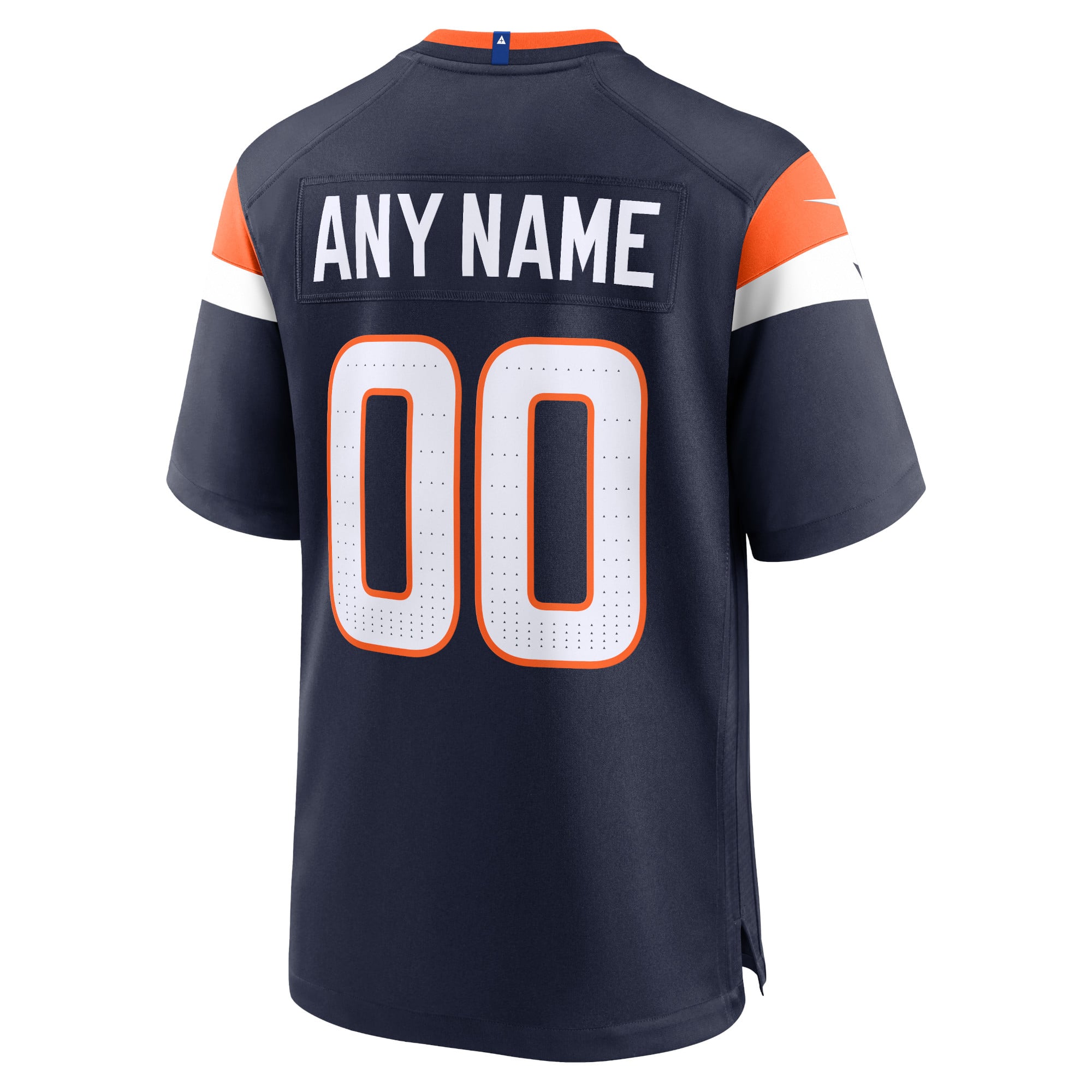 Denver Broncos Team Custom Game Jersey - Navy - Image 4