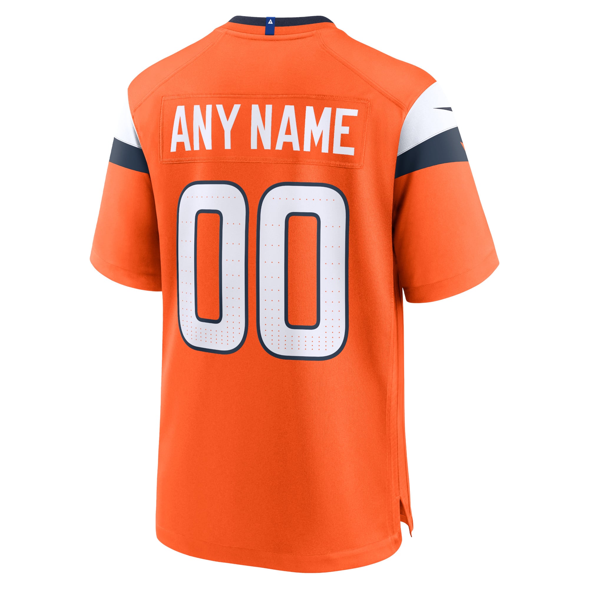 Denver Broncos Team Custom Game Jersey - Orange - Image 4
