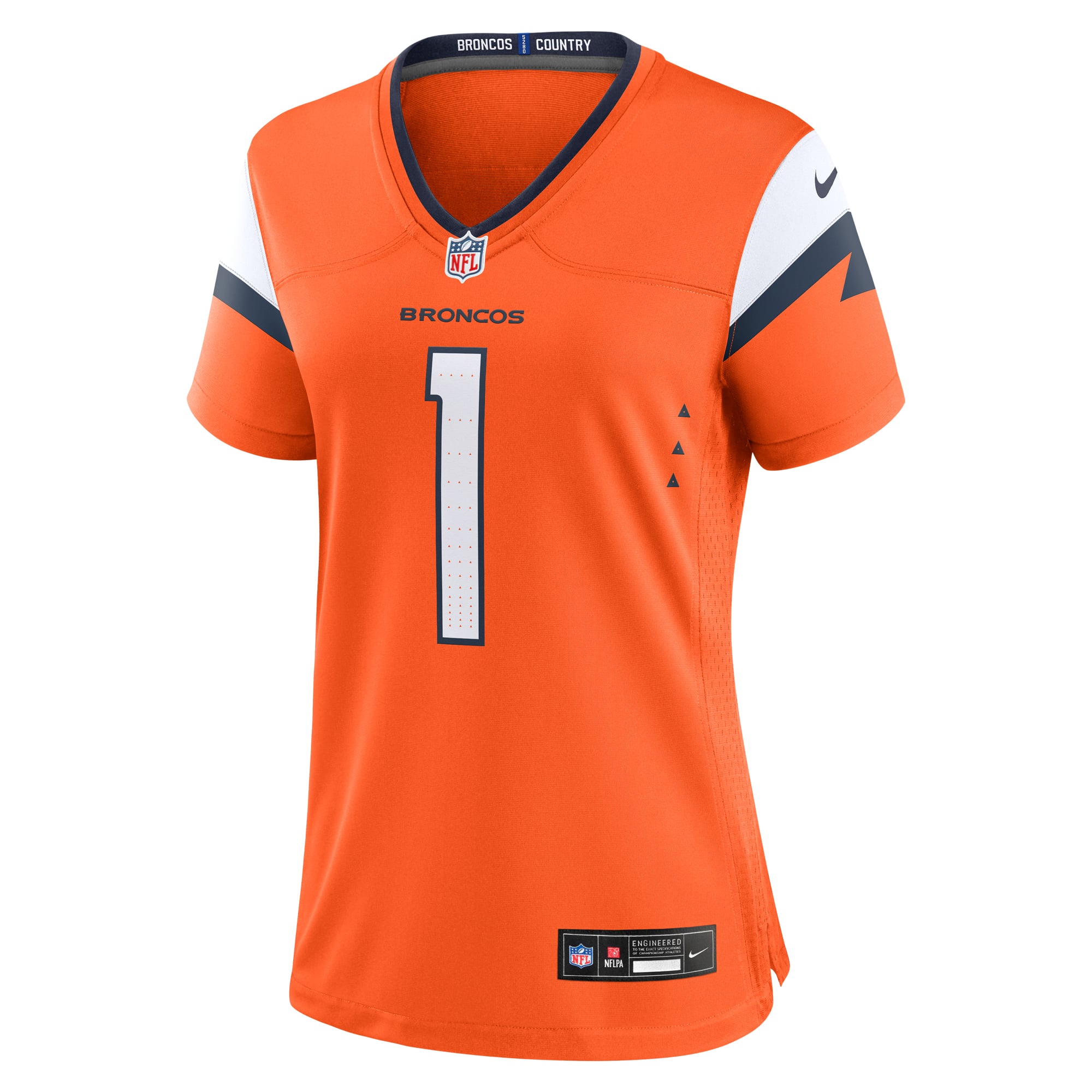 Denver Broncos Women's #1 Mom Game Jersey - Orange - Image 3