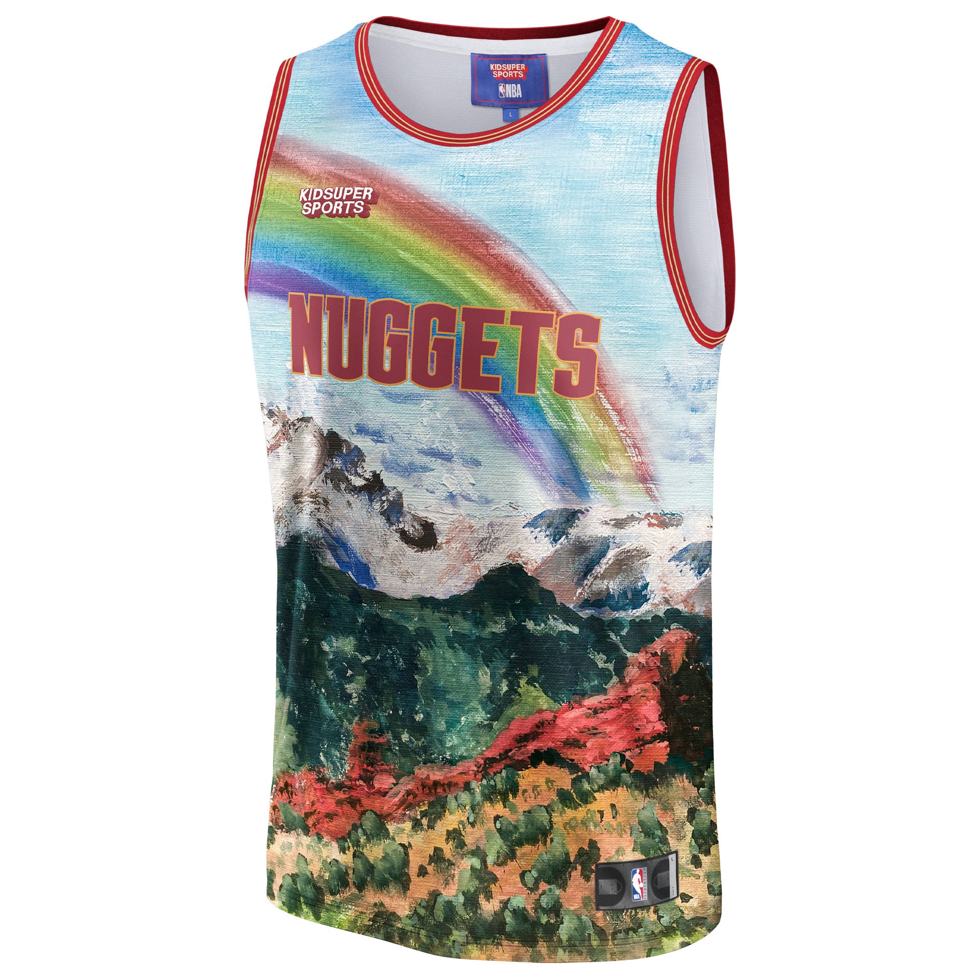 Denver Nuggets & KidSuper Studios by Unisex Hometown Jersey - Blue - Image 3