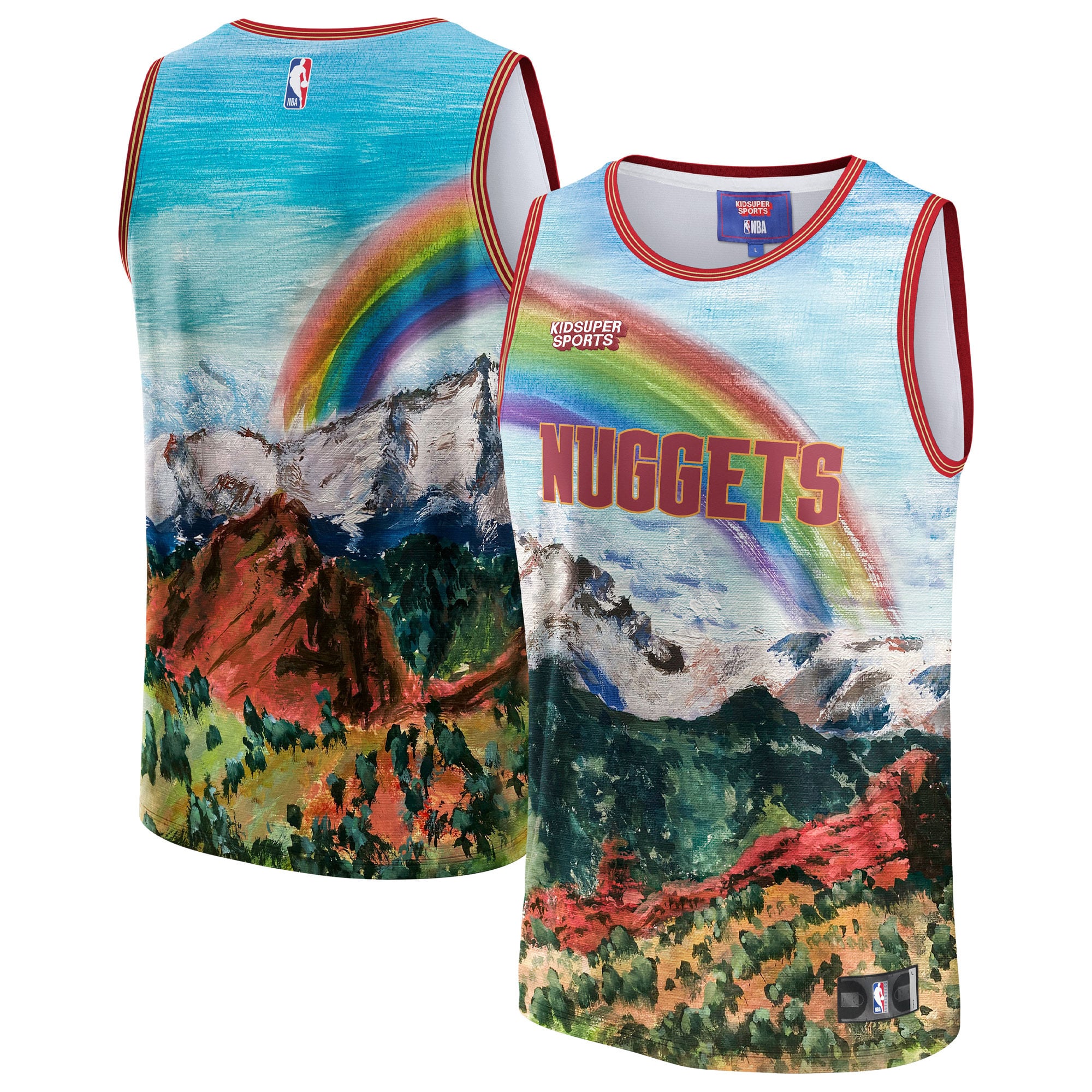 Denver Nuggets & KidSuper Studios by Unisex Hometown Jersey - Blue - Image 2