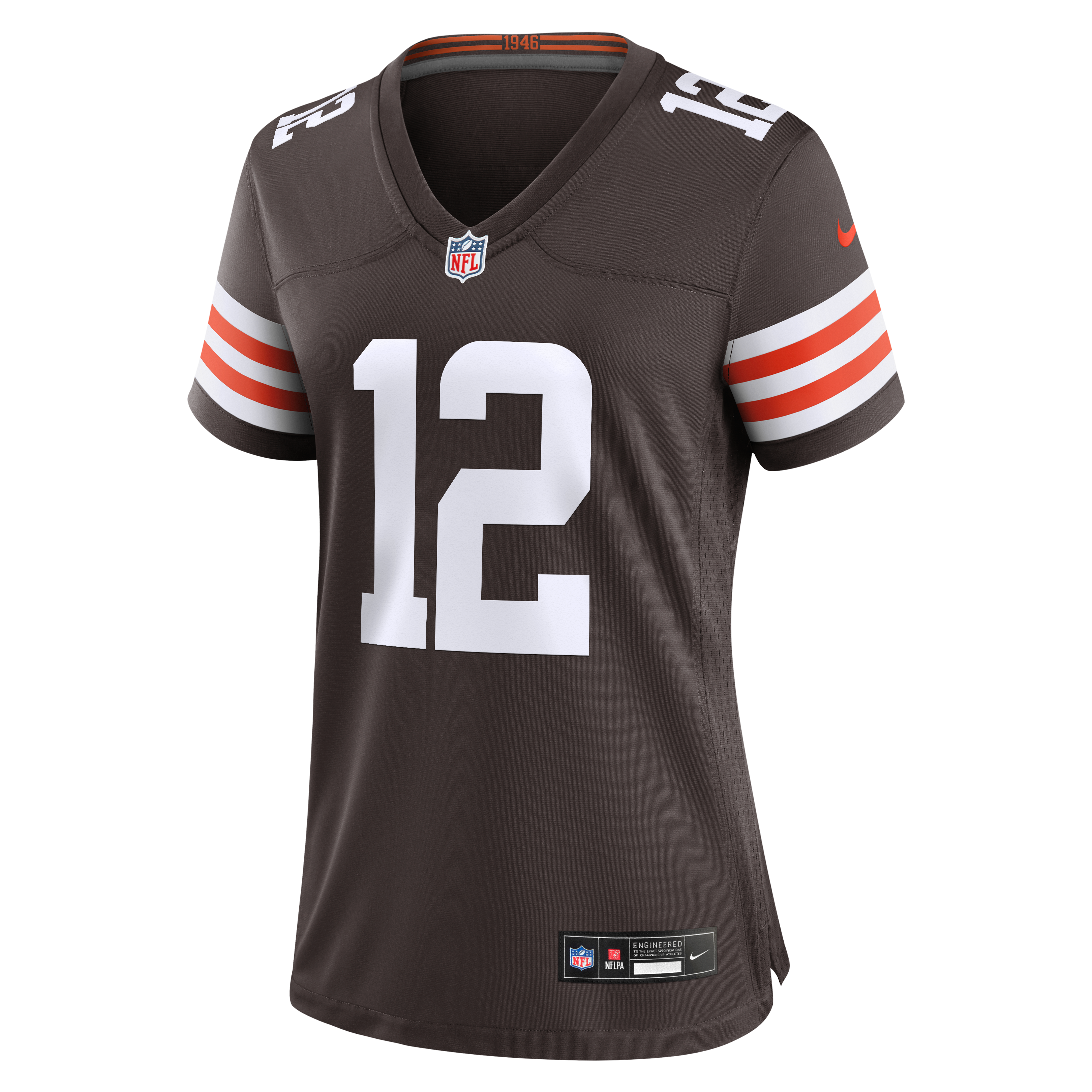 Denzel Boston Cleveland Browns Women's Team Game Jersey - Brown - Image 7