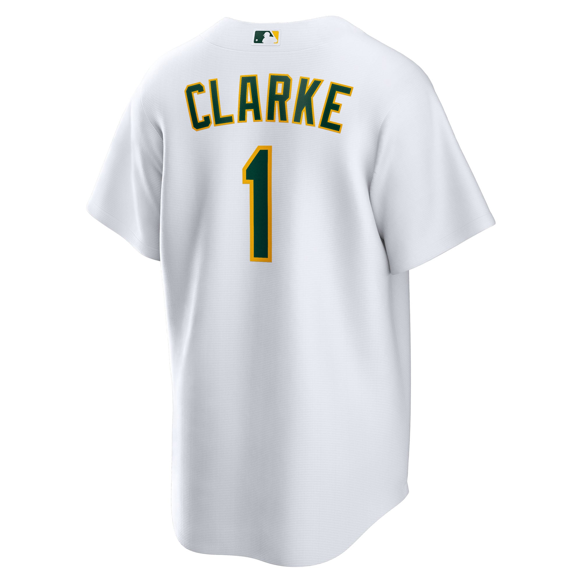 Denzel Clarke Athletics Home Jersey - White - Image 4
