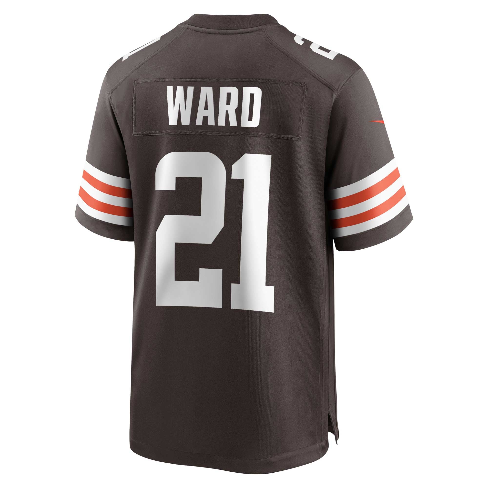 Denzel Ward Cleveland Browns Game Jersey - Brown - Image 4