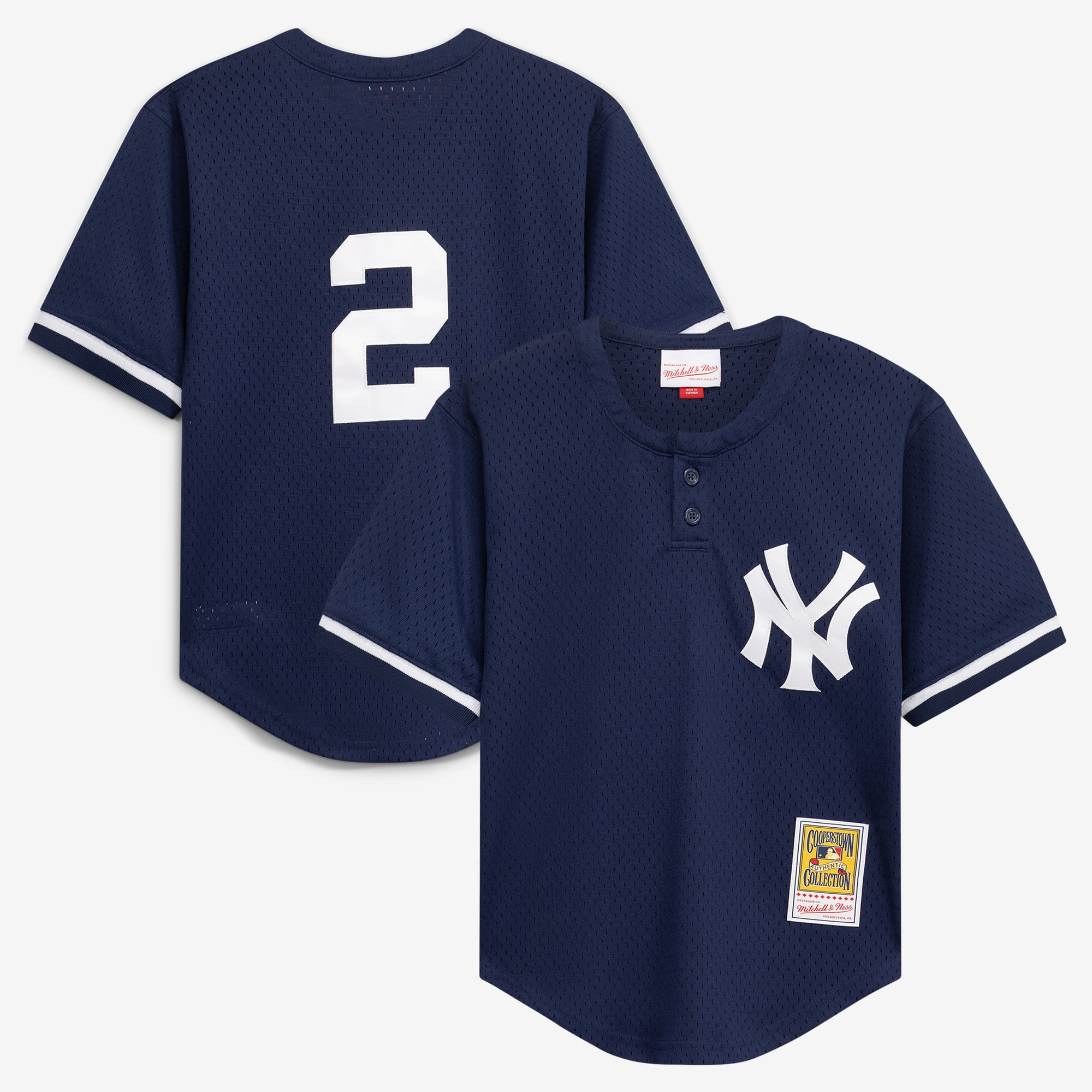 Derek Jeter New York Yankees Preschool Cooperstown Collection Mesh Batting Practice Jersey - Navy