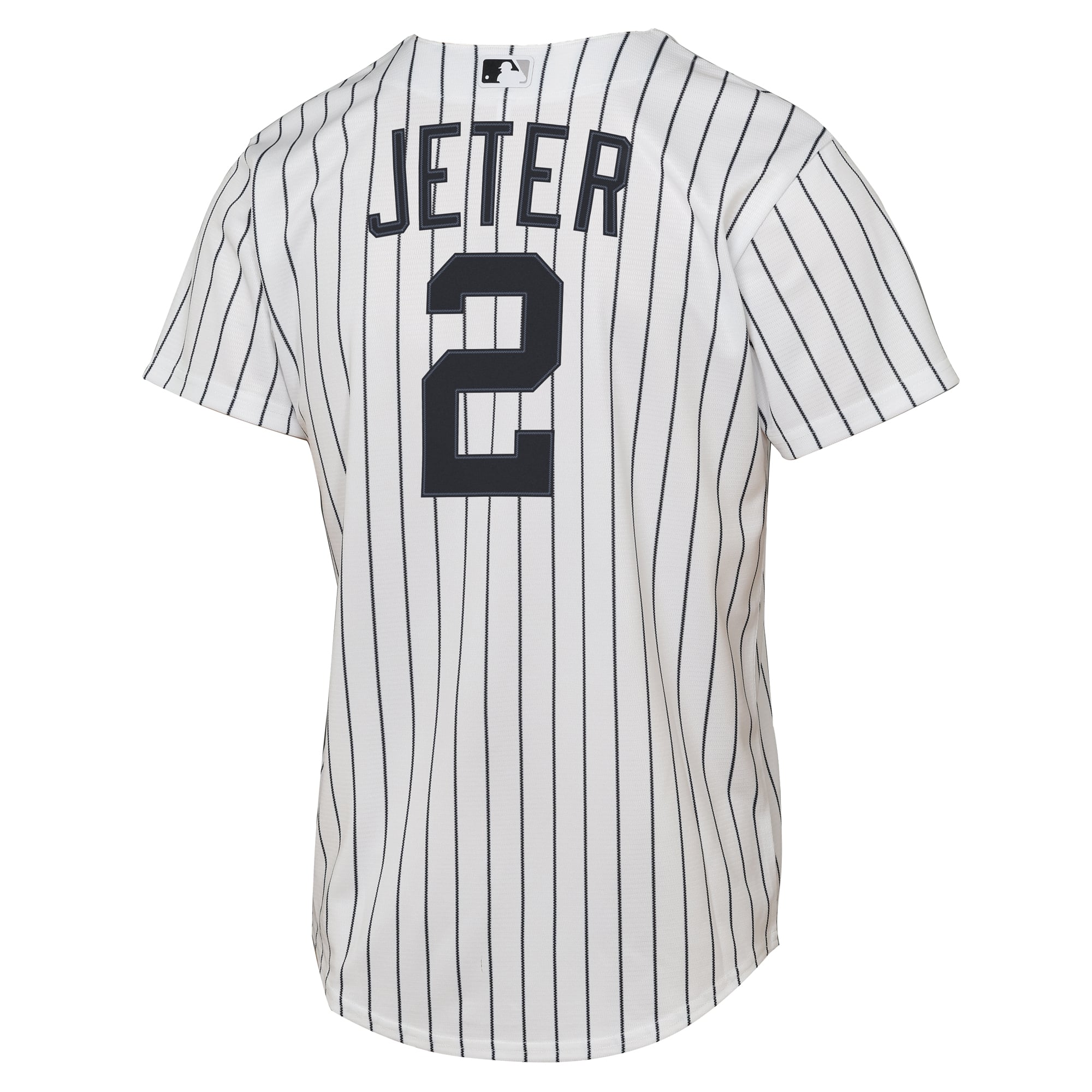 Derek Jeter New York Yankees Youth Home Jersey - White - Image 4