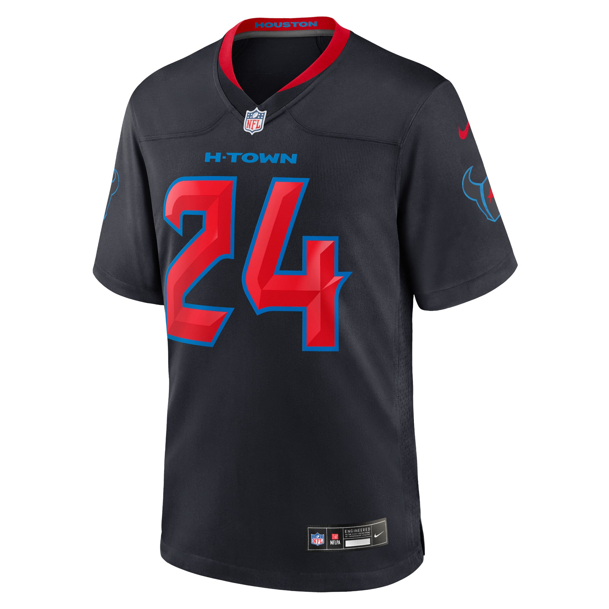 Derek Stingley Jr. Houston Texans 2nd Alternate Game Jersey - Navy - Image 3