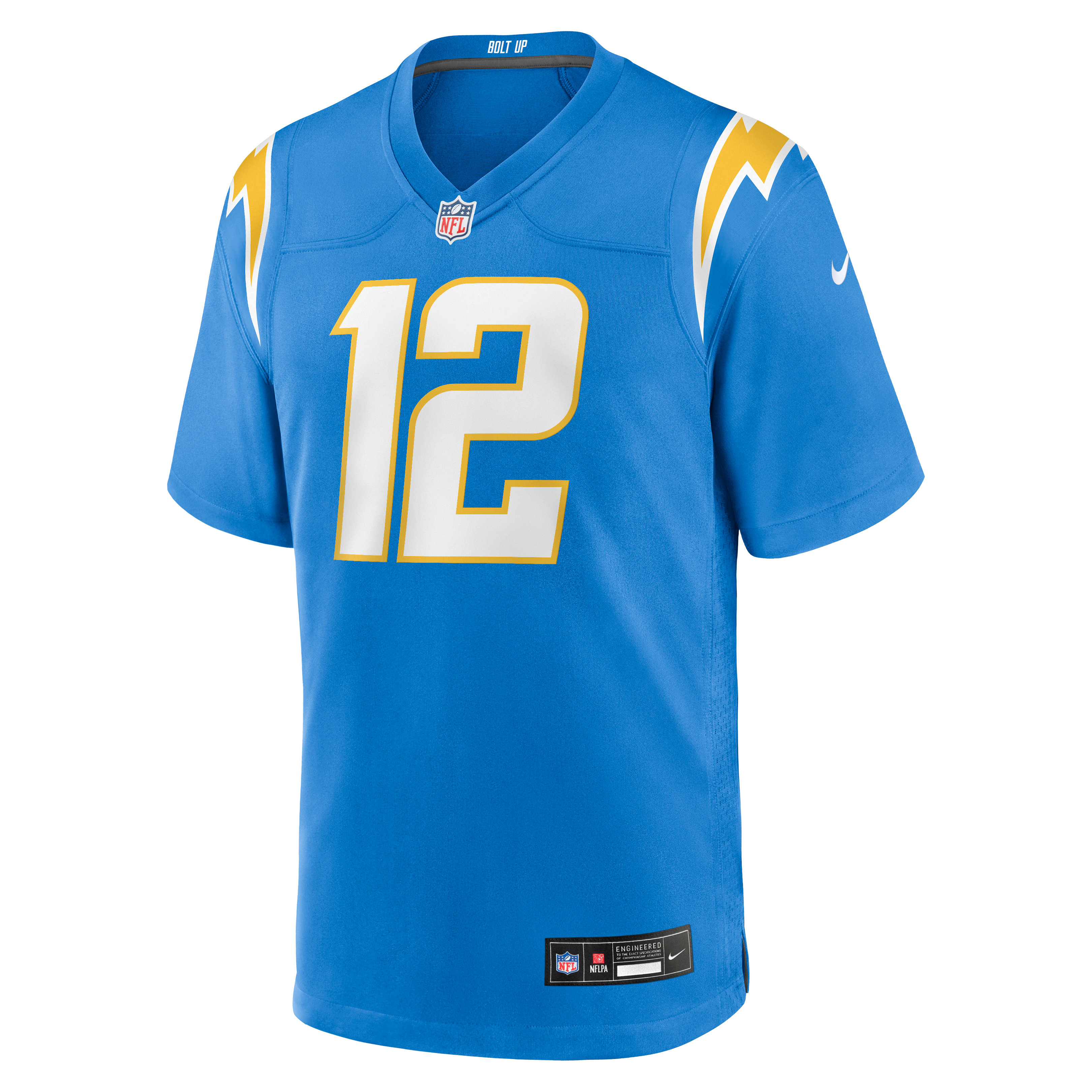 Derius Davis Los Angeles Chargers Team Game Jersey - Powder Blue - Image 3