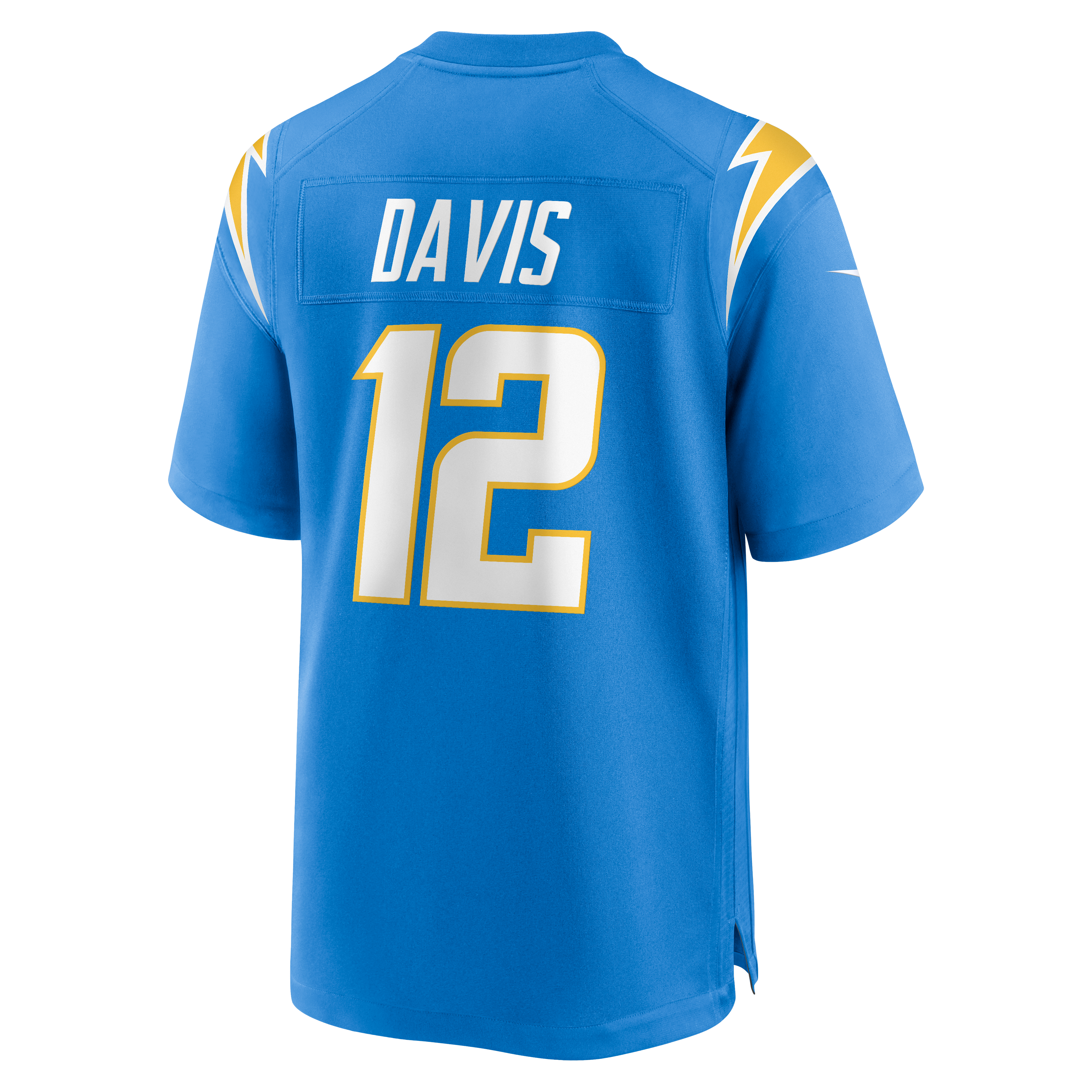 Derius Davis Los Angeles Chargers Team Game Jersey - Powder Blue - Image 4
