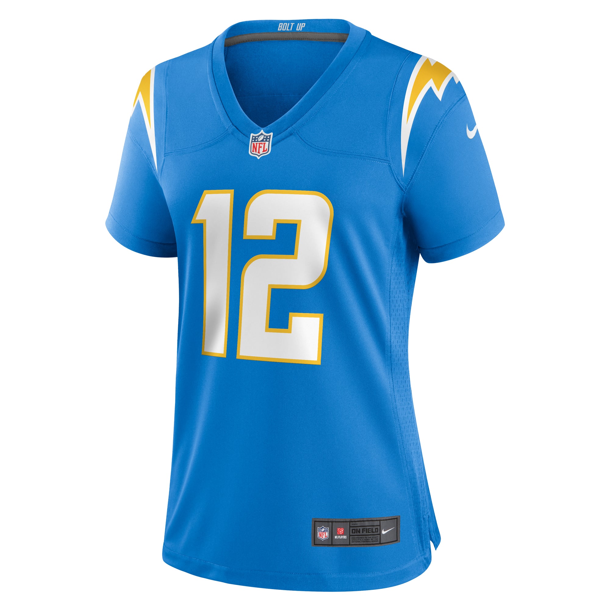 Derius Davis Los Angeles Chargers Women's Team Game Jersey - Powder Blue - Image 3