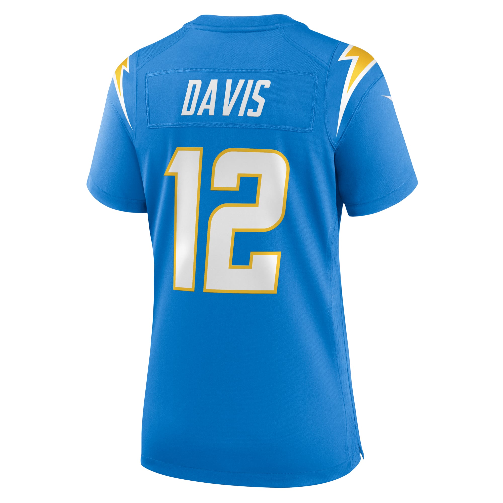 Derius Davis Los Angeles Chargers Women's Team Game Jersey - Powder Blue - Image 4