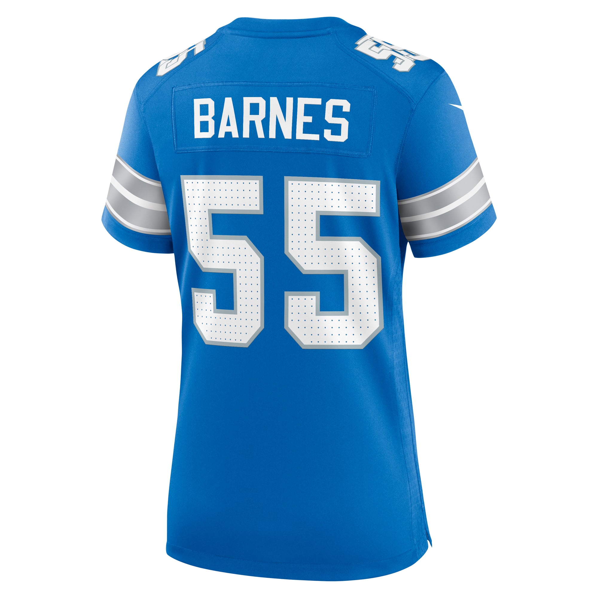 Derrick Barnes Detroit Lions Women's Team Game Jersey - Blue - Image 4