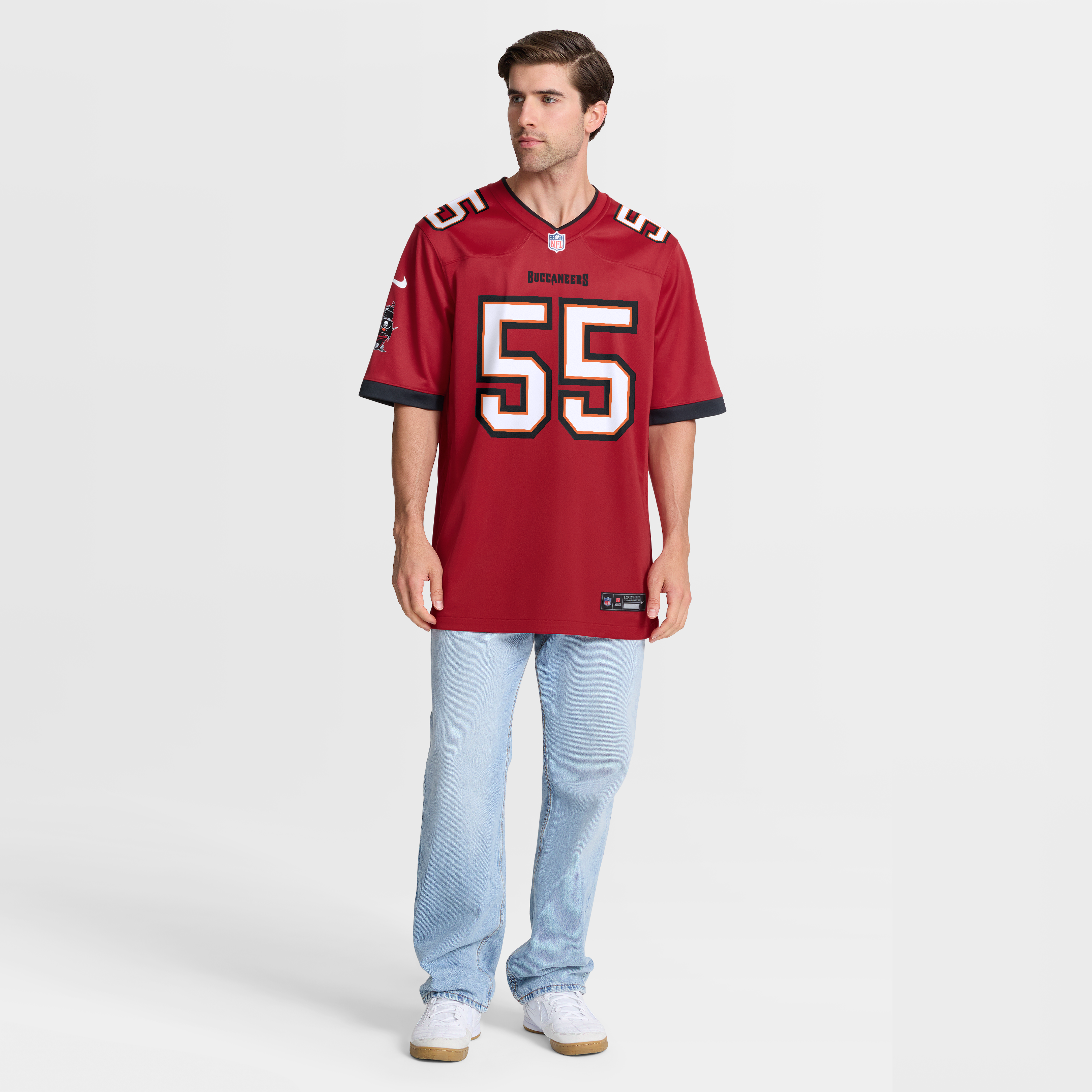 Derrick Brooks Tampa Bay Buccaneers Game Retired Player Jersey - Red - Image 8