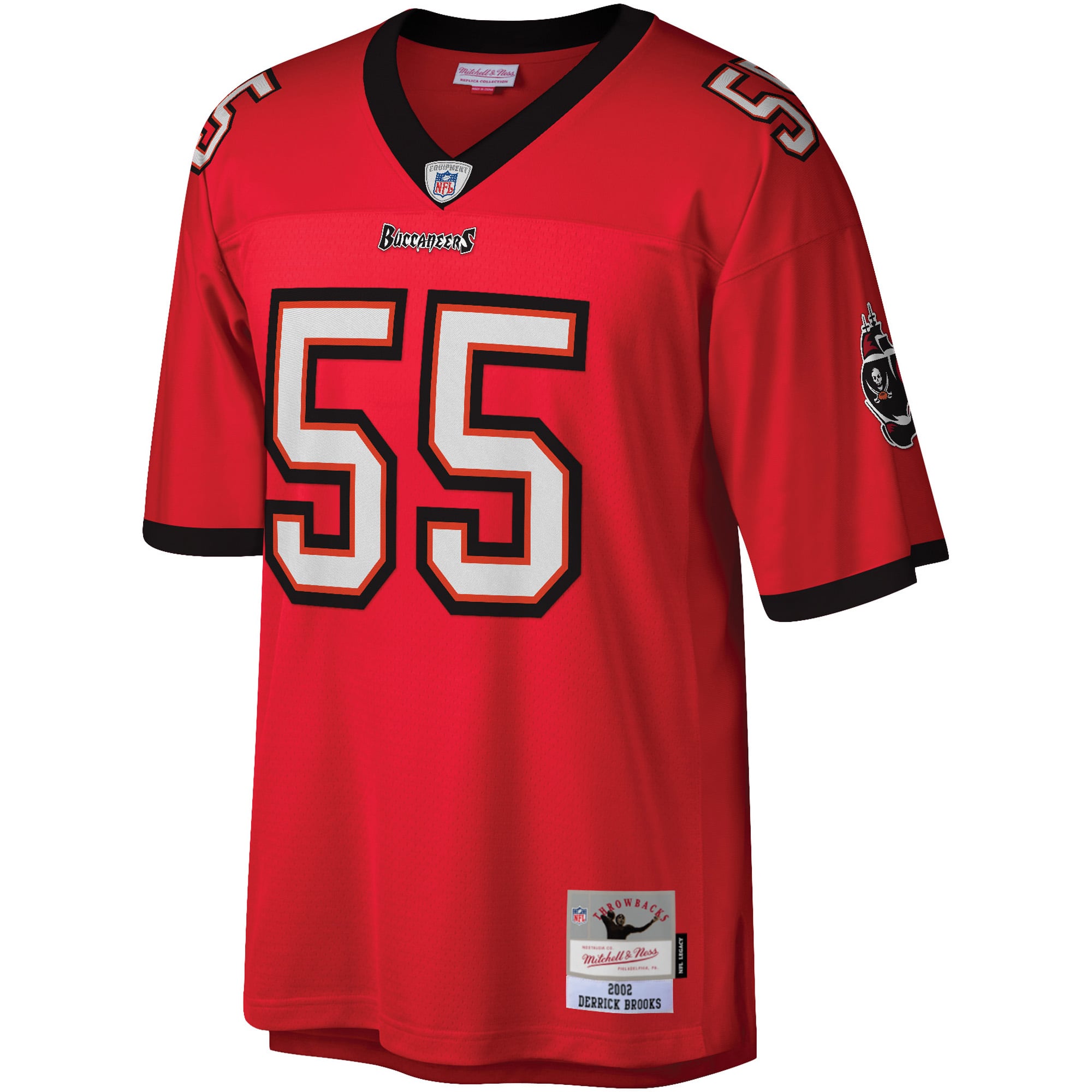 Derrick Brooks Tampa Bay Buccaneers Legacy Jersey - Red - Image 3