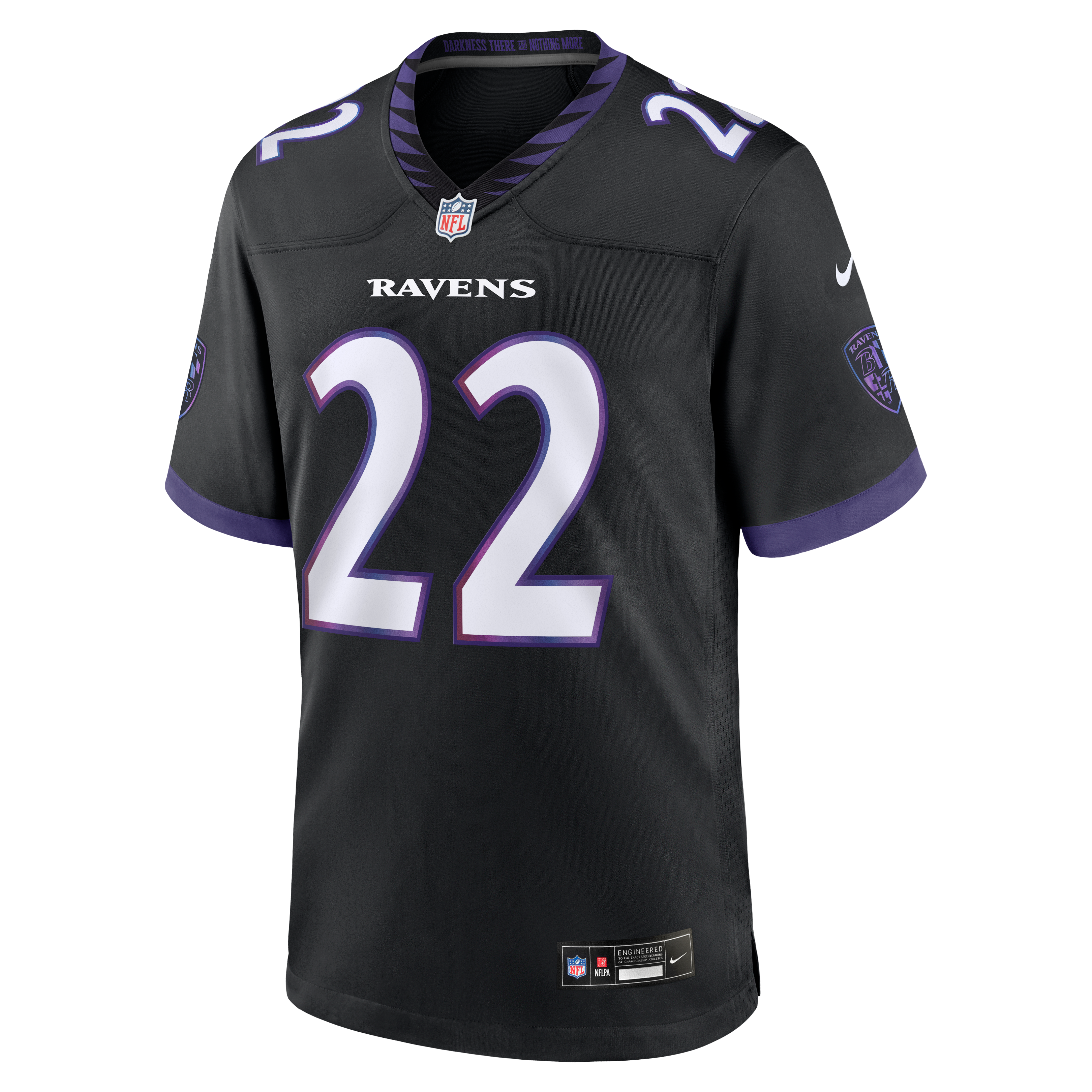 Derrick Henry Baltimore Ravens Alternate Game Jersey - Black - Image 8