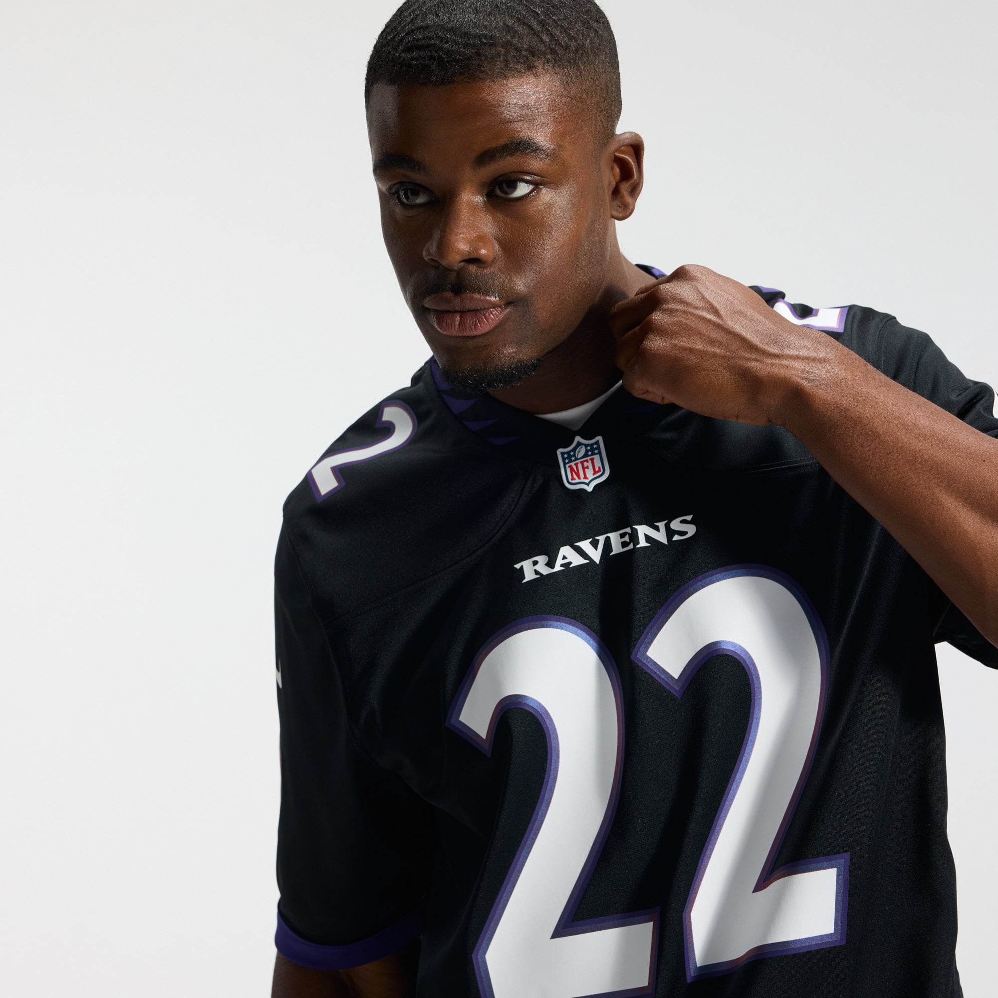 Derrick Henry Baltimore Ravens Alternate Game Jersey - Black - Image 12
