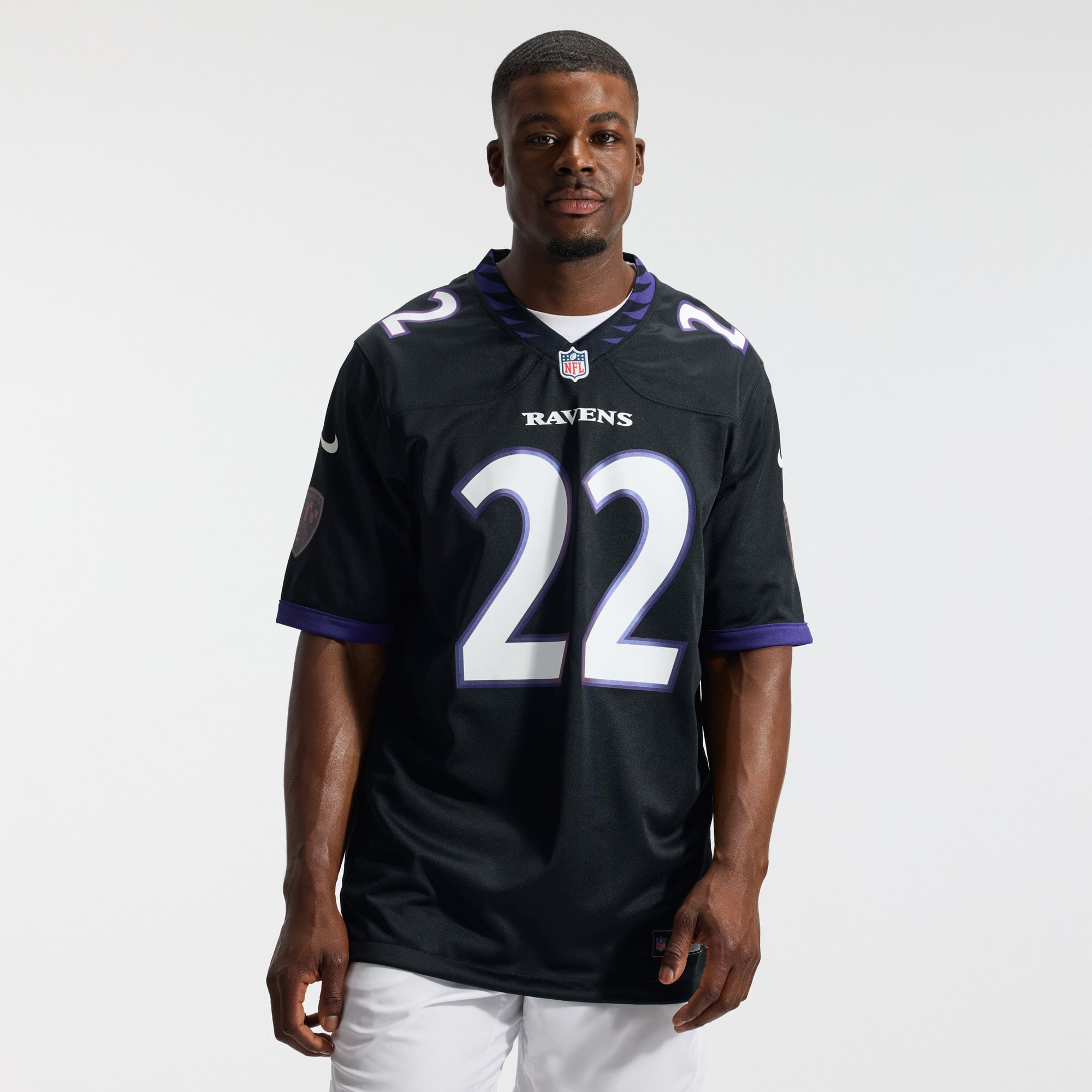 Derrick Henry Baltimore Ravens Alternate Game Jersey - Black - Image 4
