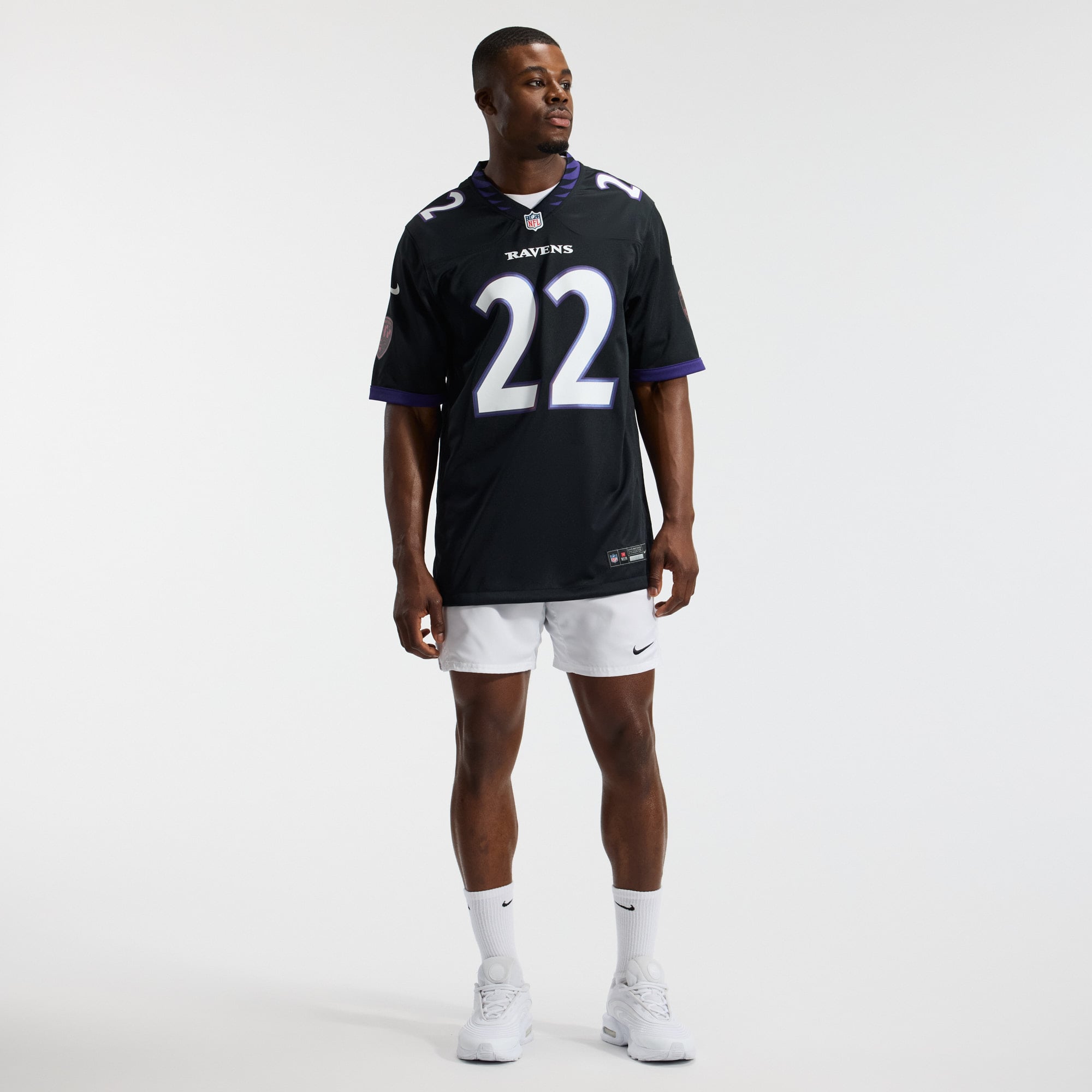 Derrick Henry Baltimore Ravens Game Jersey - Black - Image 6