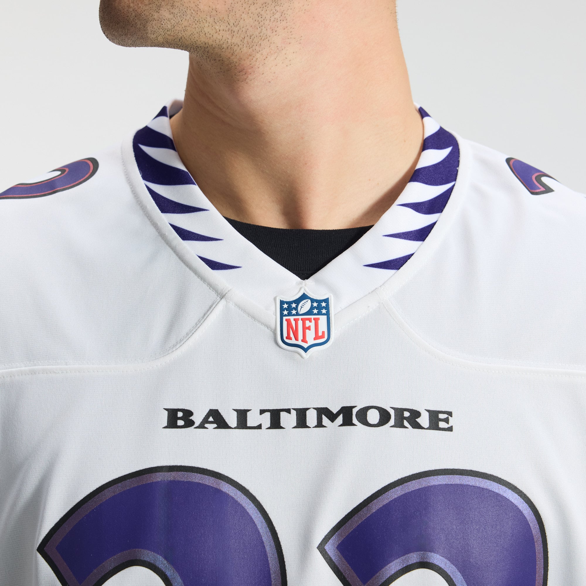 Derrick Henry Baltimore Ravens Game Jersey - White - Image 11