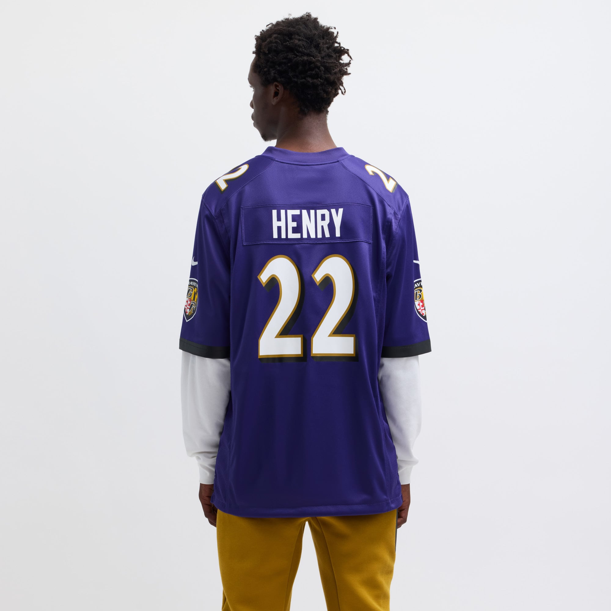 Derrick Henry Baltimore Ravens Game Player Jersey - Purple - Image 6