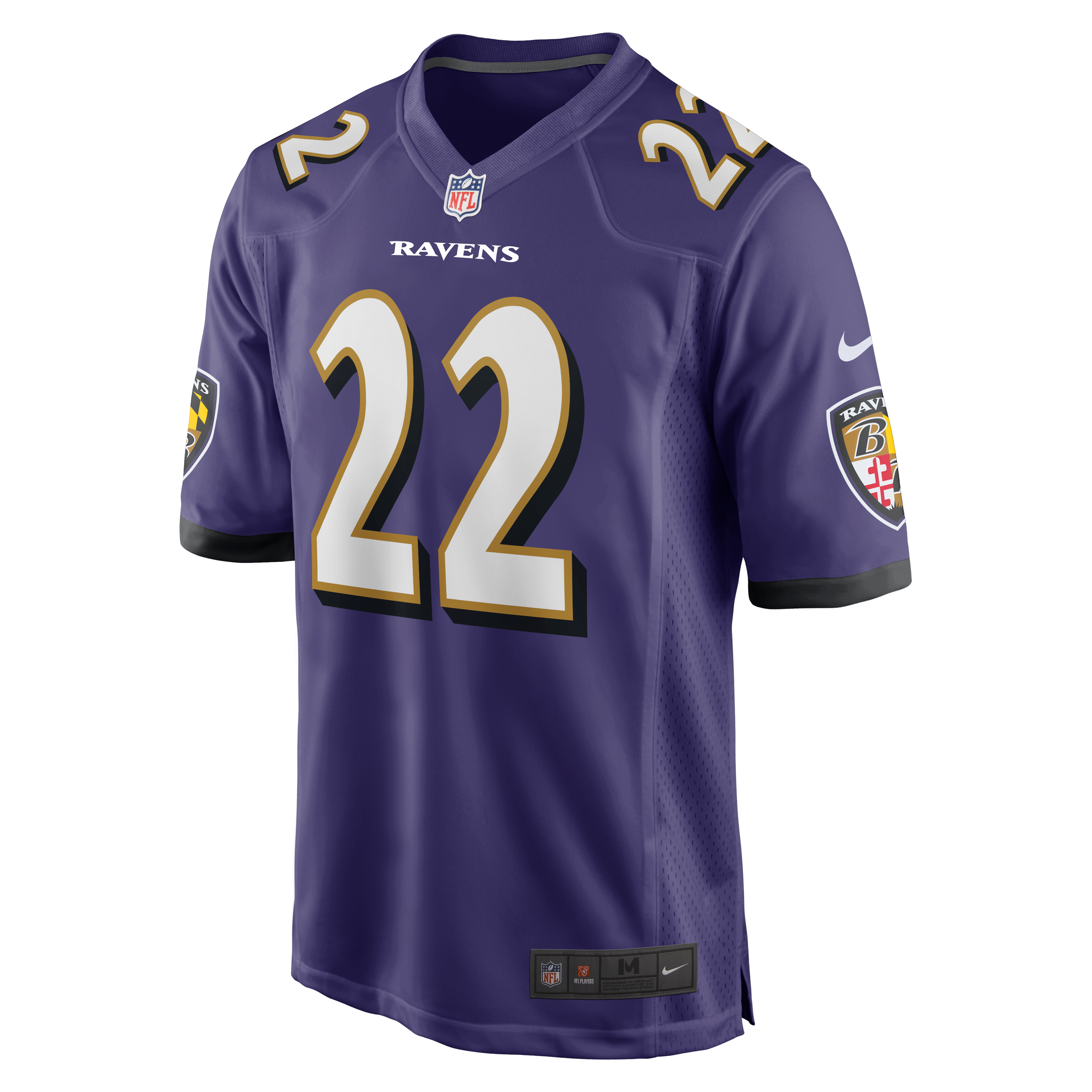 Derrick Henry Baltimore Ravens Game Player Jersey - Purple - Image 3