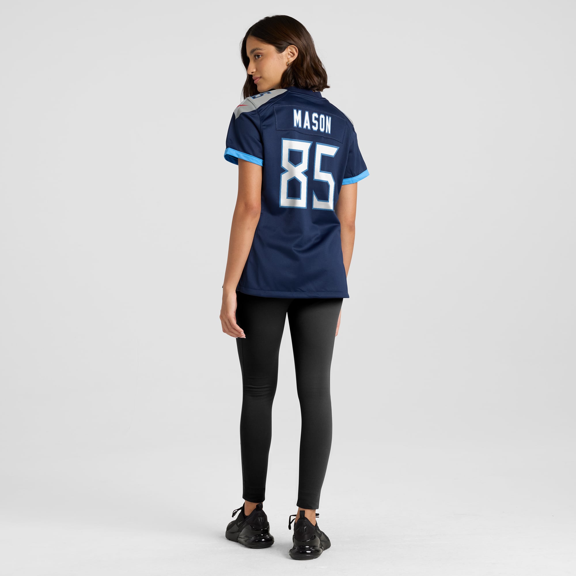 Derrick Mason Tennessee Titans Women's Game Retired Player Jersey - Navy - Image 6