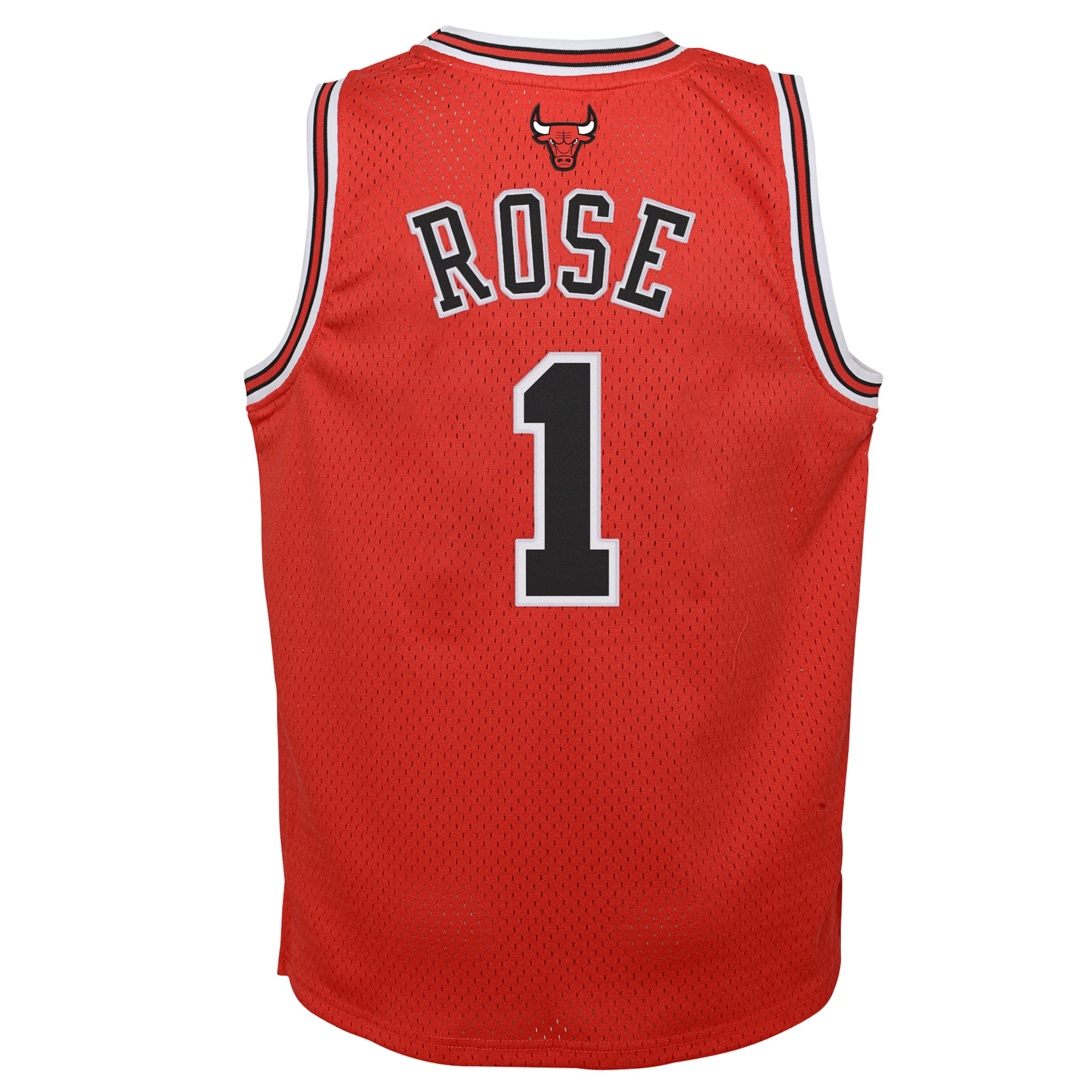 Derrick Rose Chicago Bulls Youth 2008/09 Hardwood Classics Swingman Jersey - Red - Image 4