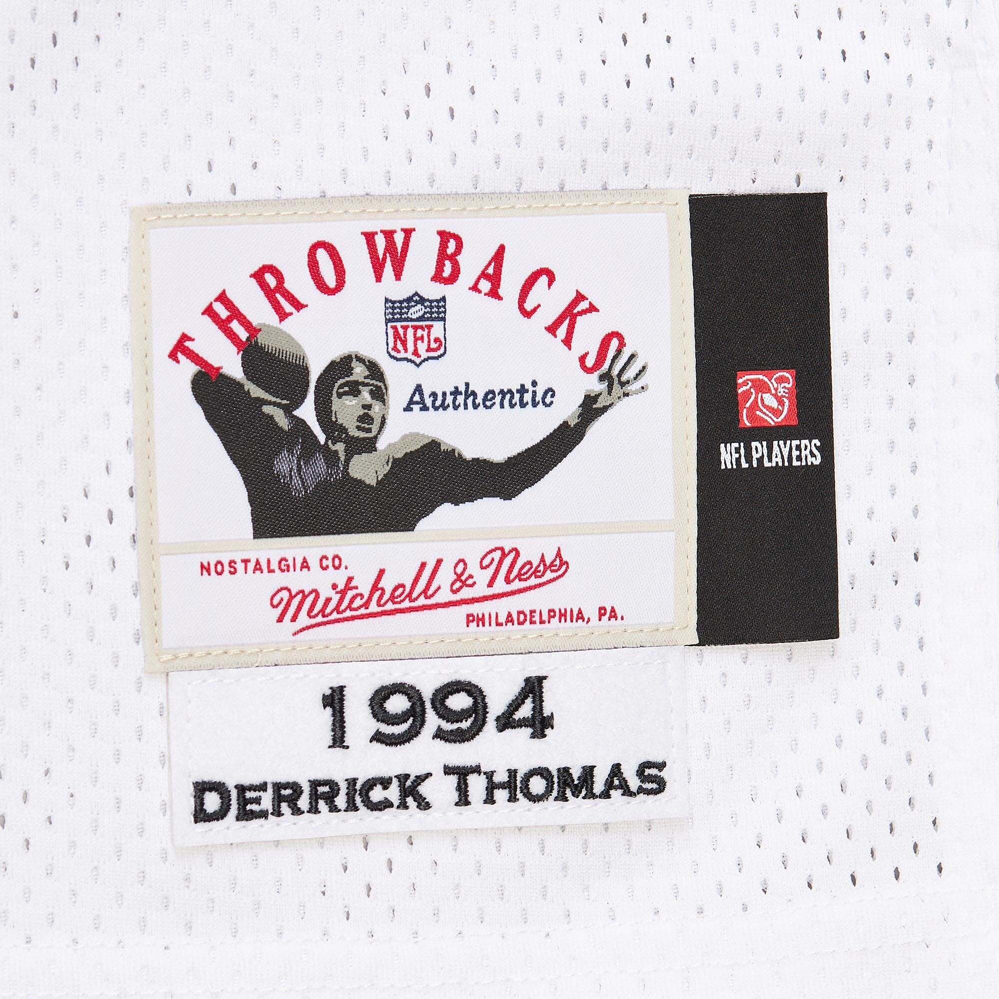 Derrick Thomas Kansas City Chiefs 1994 Throwback Retired Player Jersey - White - Image 8