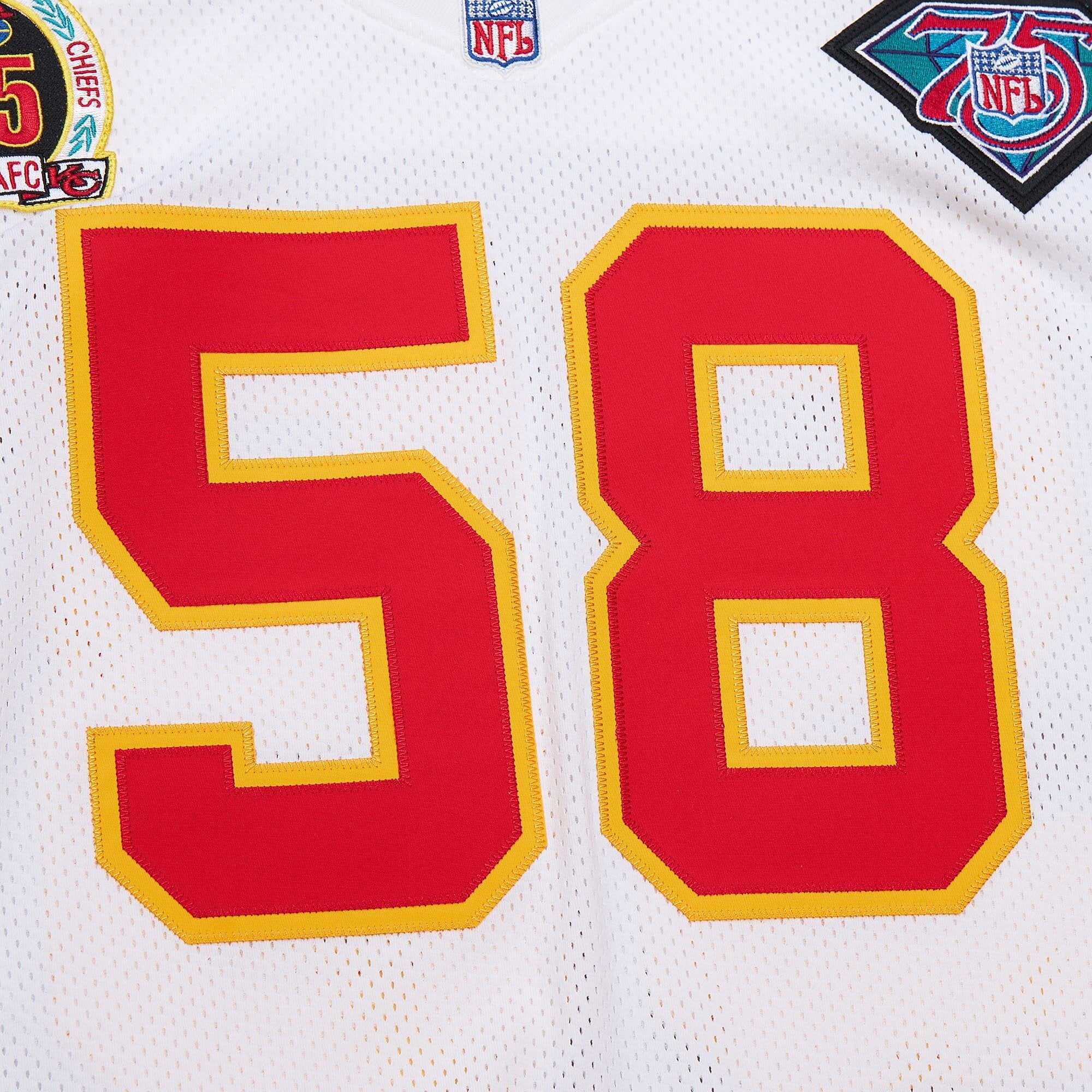 Derrick Thomas Kansas City Chiefs 1994 Throwback Retired Player Jersey - White - Image 5