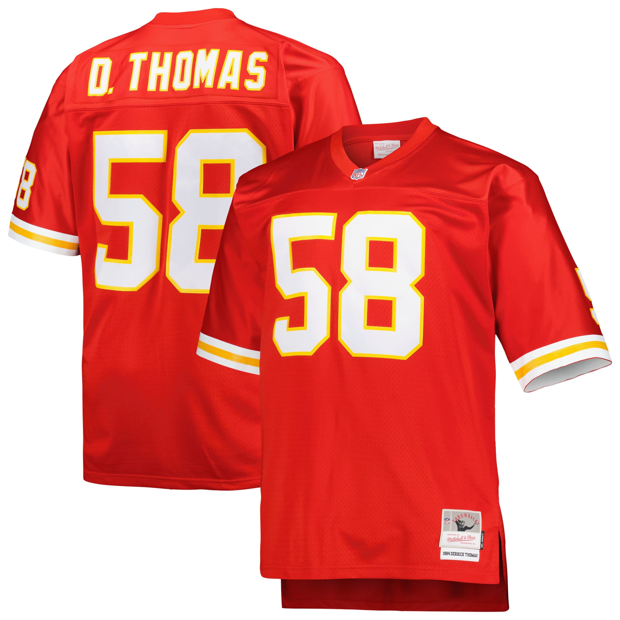 Derrick Thomas Kansas City Chiefs Big & Tall 1994 Retired Player Jersey - Red - Image 2