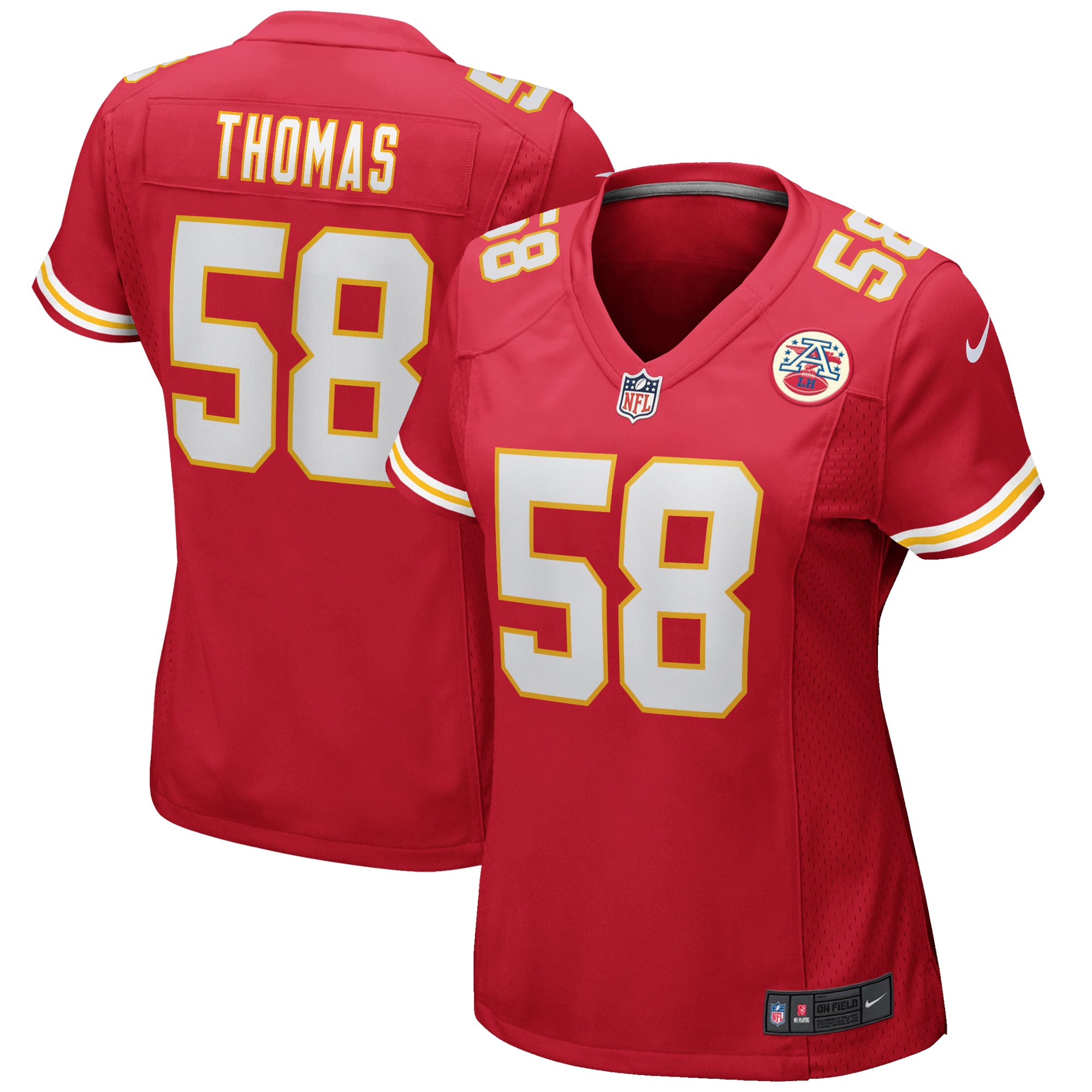 Derrick Thomas Kansas City Chiefs Women's Game Retired Player Jersey - Red - Image 2