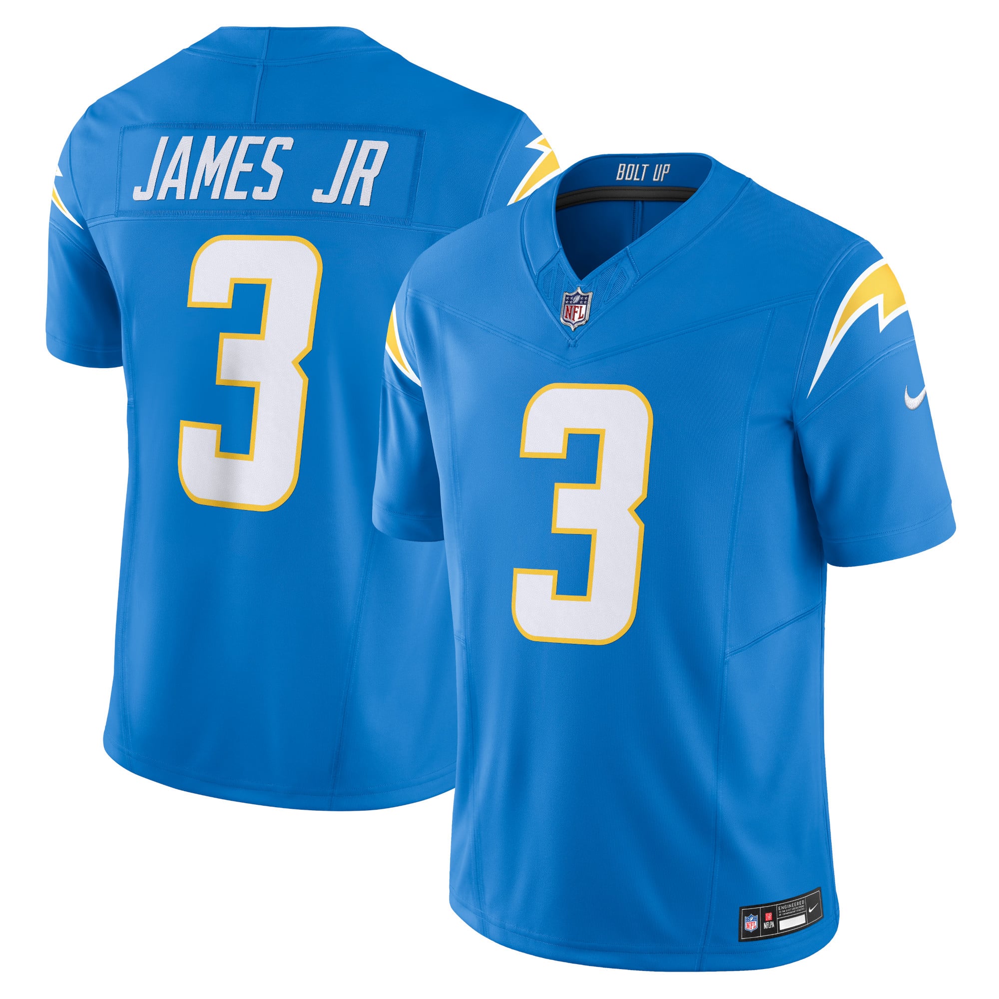 Derwin James Jr. Los Angeles Chargers Vapor F.U.S.E. Limited Jersey - Powder Blue - Image 2