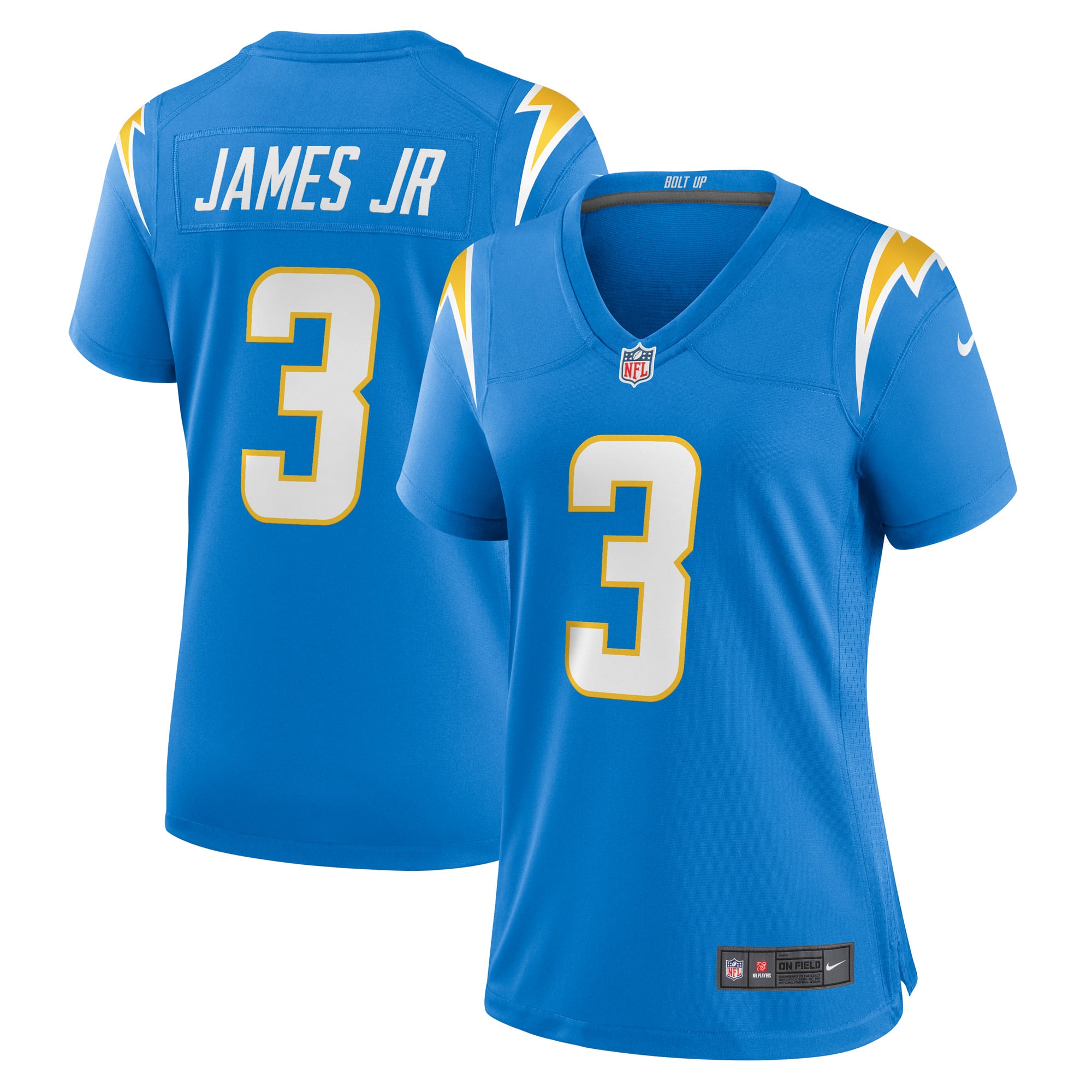 Derwin James Jr. Los Angeles Chargers Women's Alternate Charger Power Game Jersey - Powder Blue