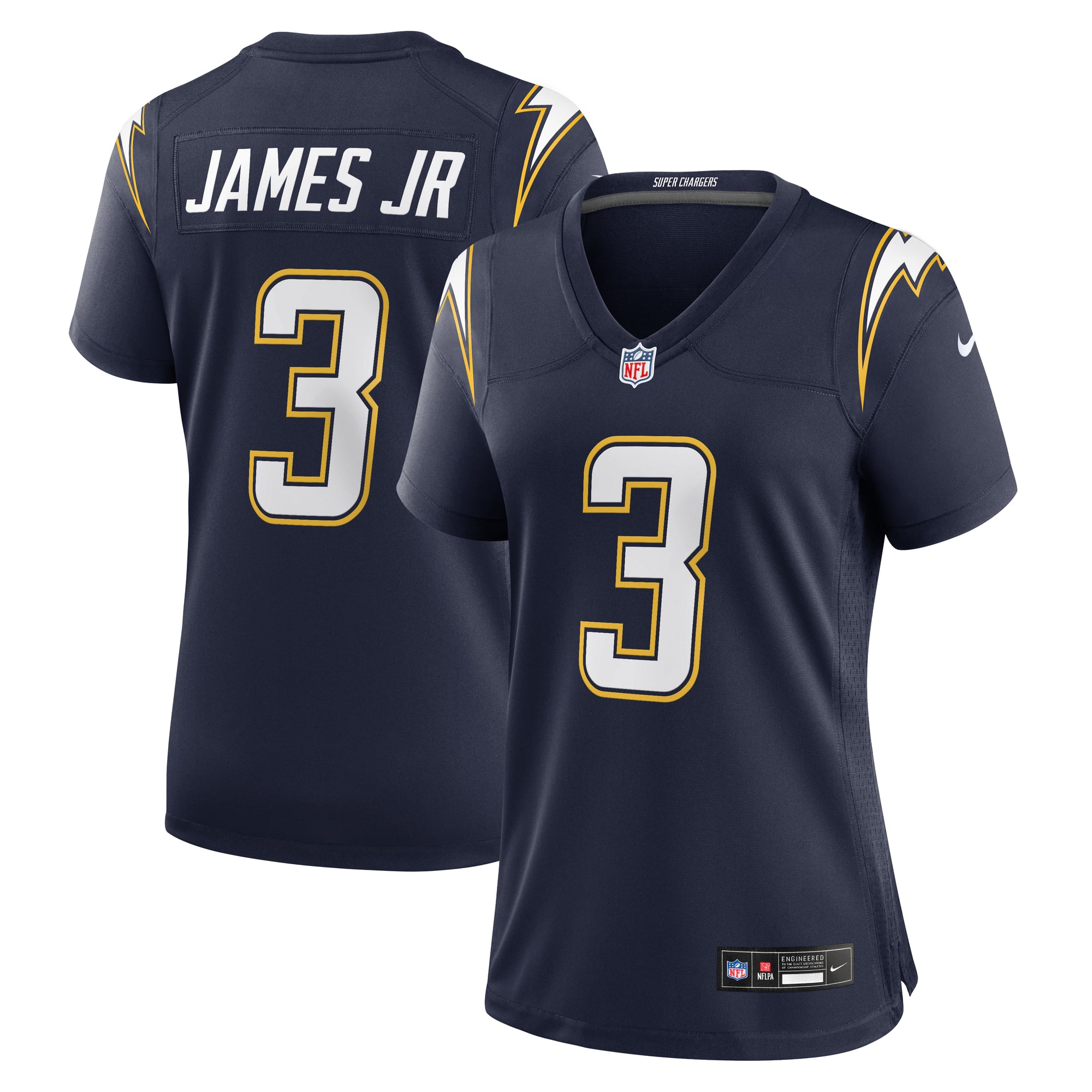 Derwin James Jr. Los Angeles Chargers Women's Alternate Super Chargers Game Jersey - Navy - Image 2