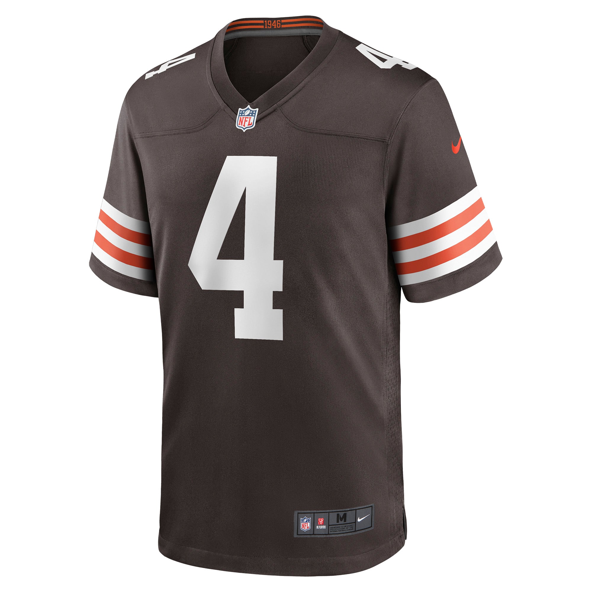 Deshaun Watson Cleveland Browns Game Jersey - Brown - Image 3