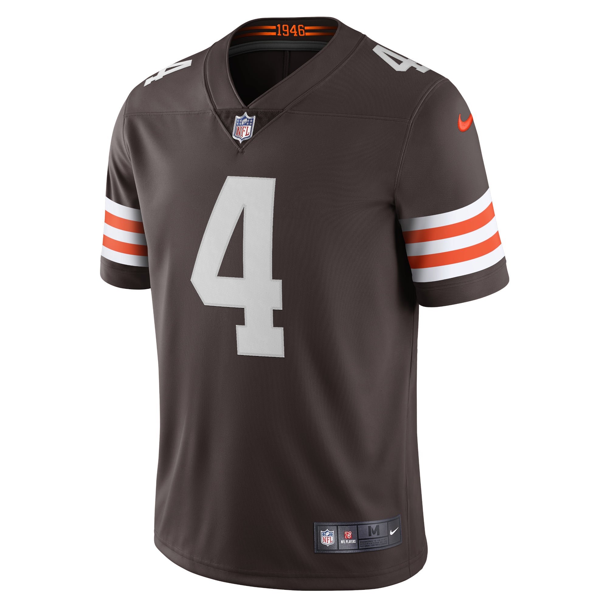 Deshaun Watson Cleveland Browns Men's Vapor Limited Jersey - Brown - Image 3