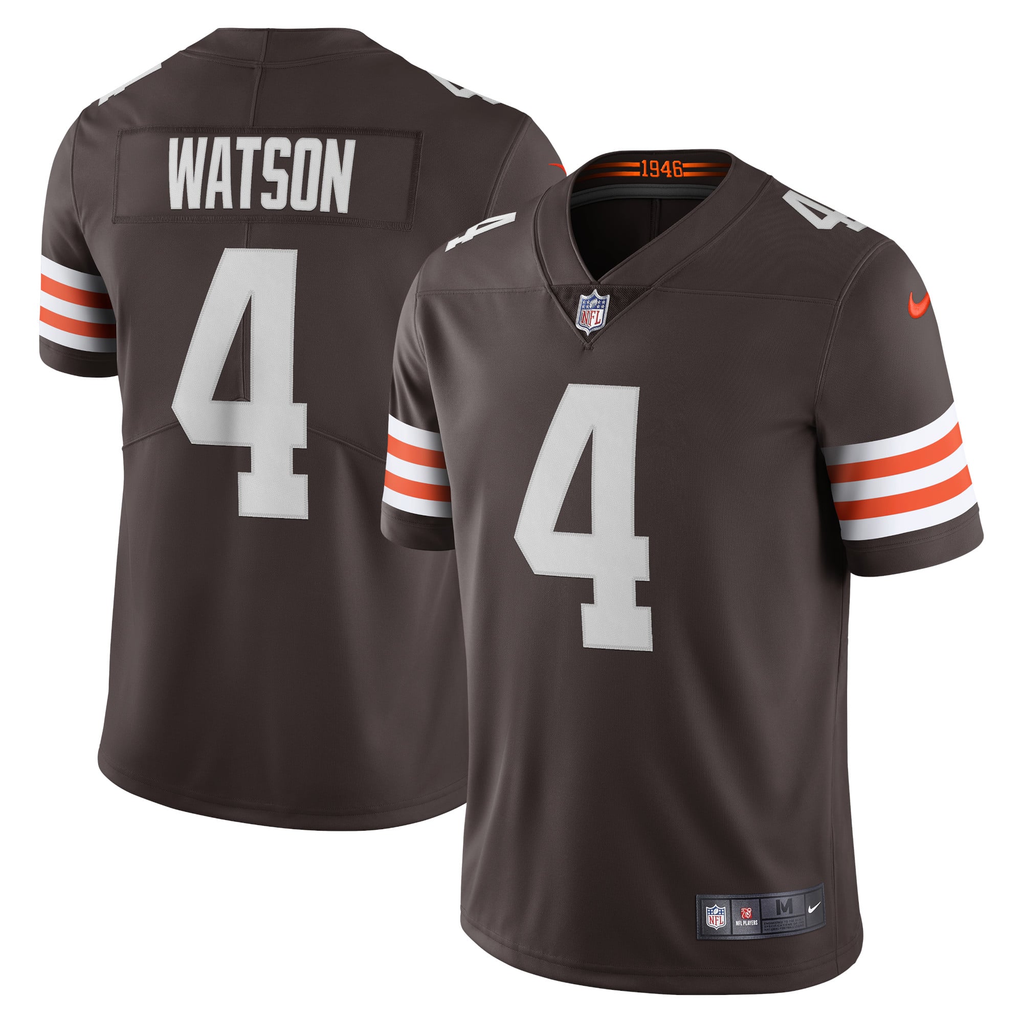 Deshaun Watson Cleveland Browns Men's Vapor Limited Jersey - Brown - Image 2