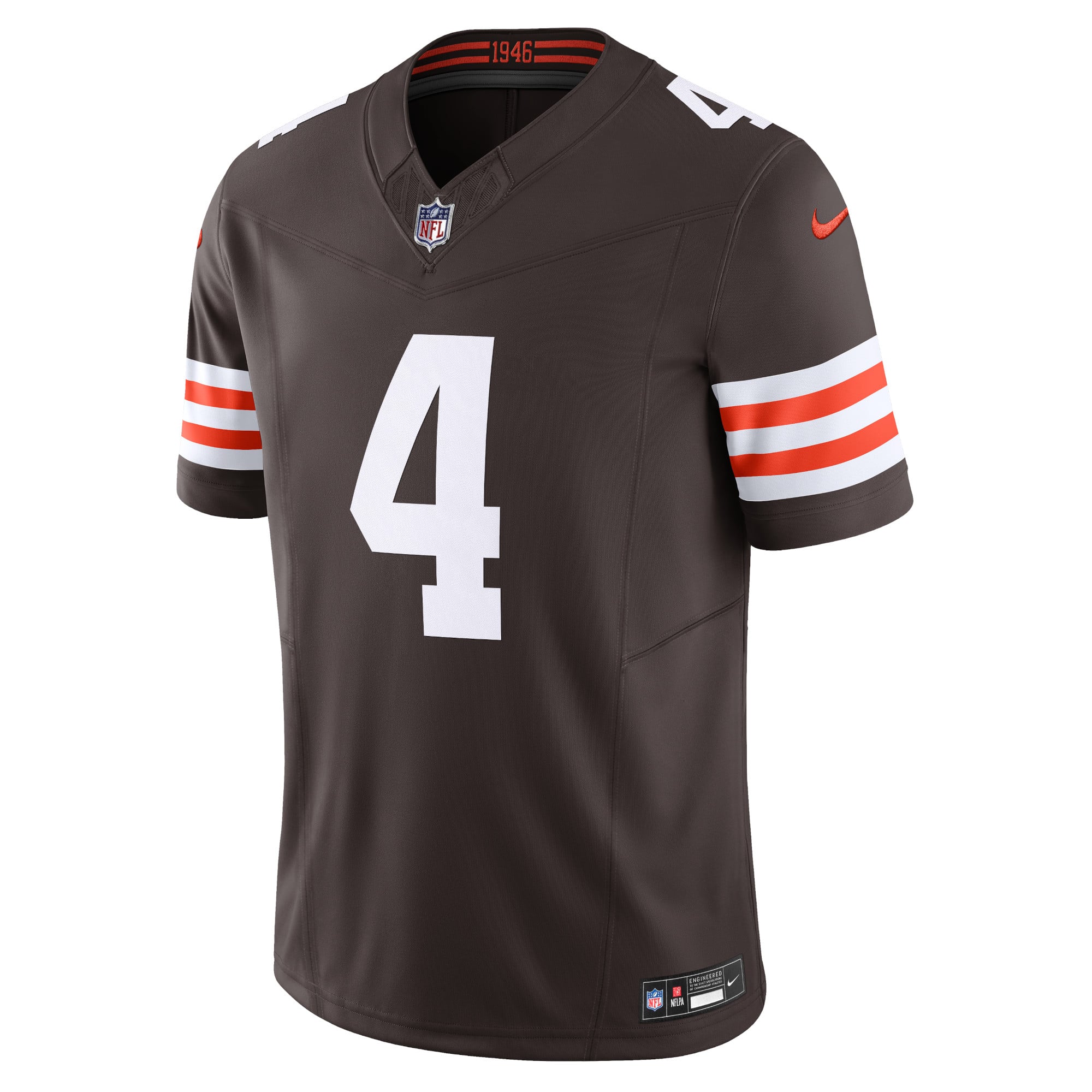 Deshaun Watson Cleveland Browns Vapor F.U.S.E. Limited Jersey - Brown - Image 3