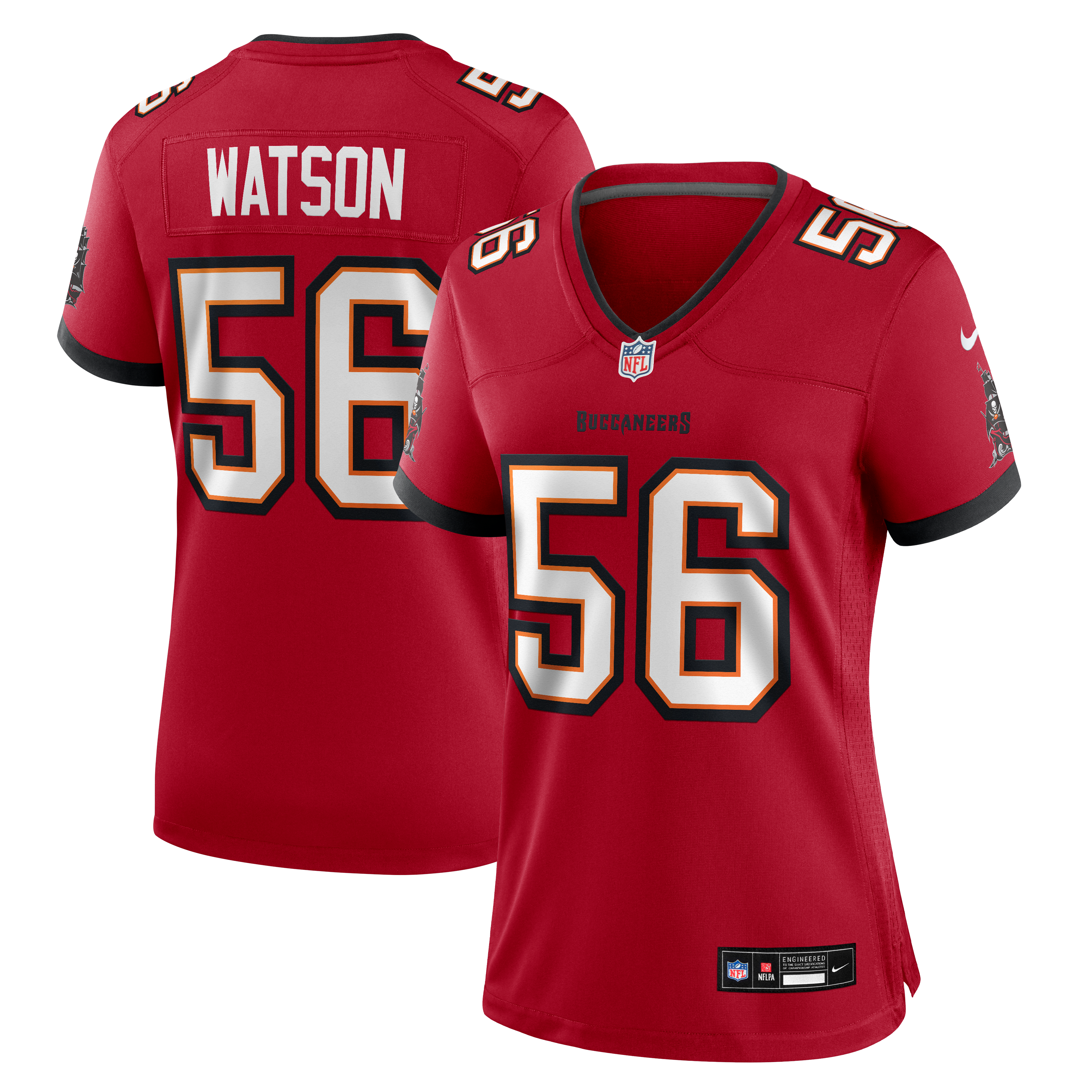 Desmond Watson Tampa Bay Buccaneers Women's Team Game Jersey - Red
