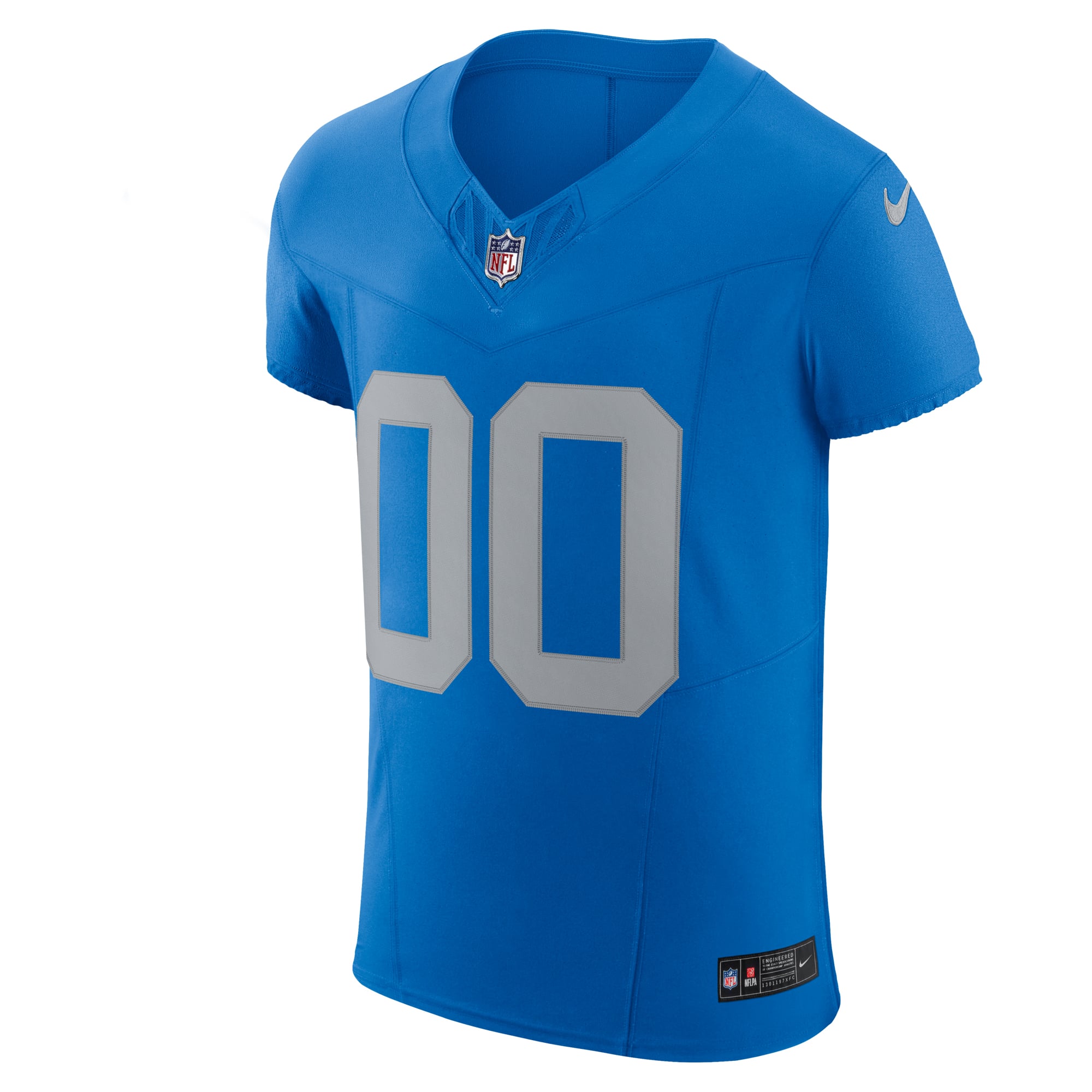 Detroit Lions Alternate Vapor F.U.S.E. Elite Custom Jersey - Blue - Image 3
