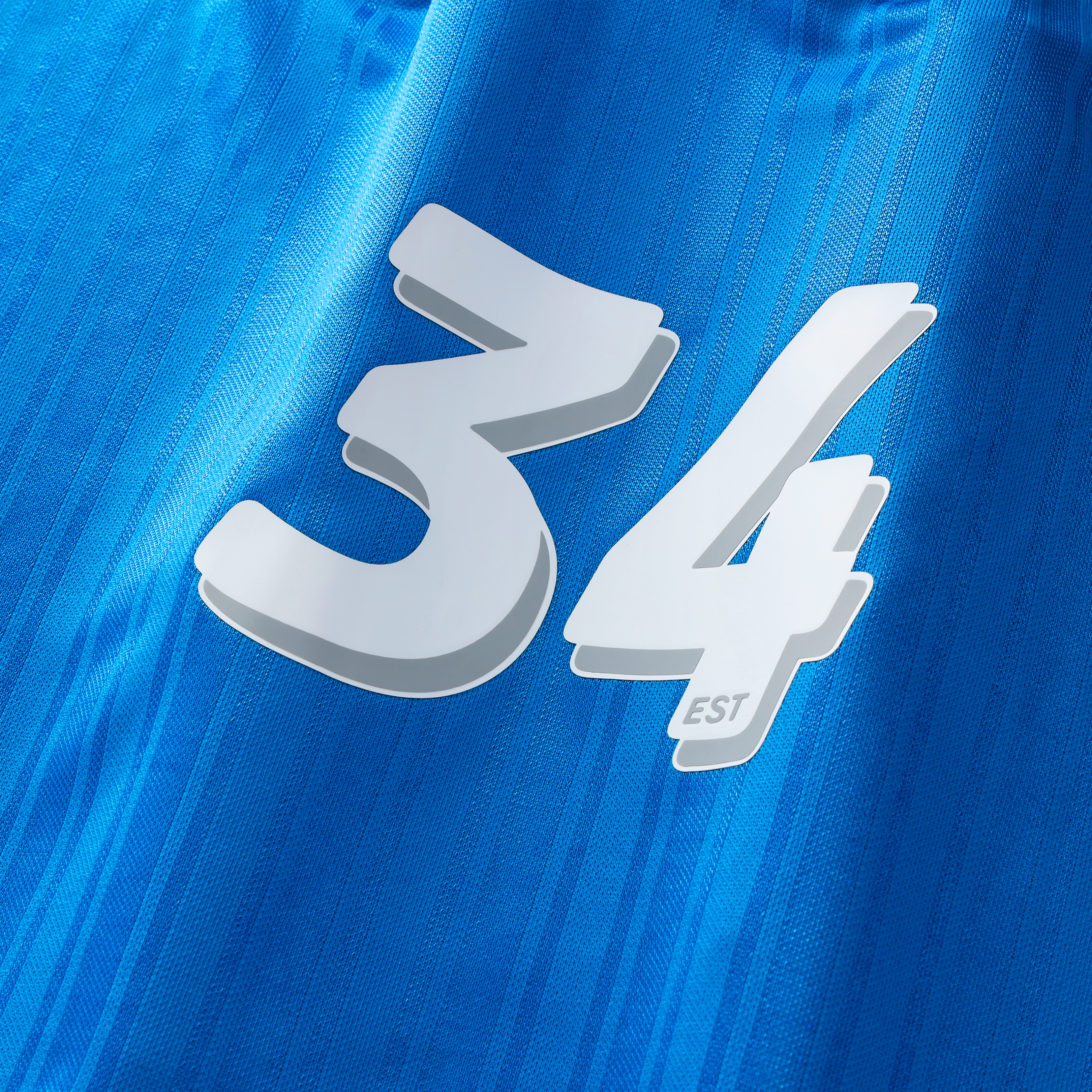 Detroit Lions Youth Football x Football Collared Fan Top - Blue - Image 7