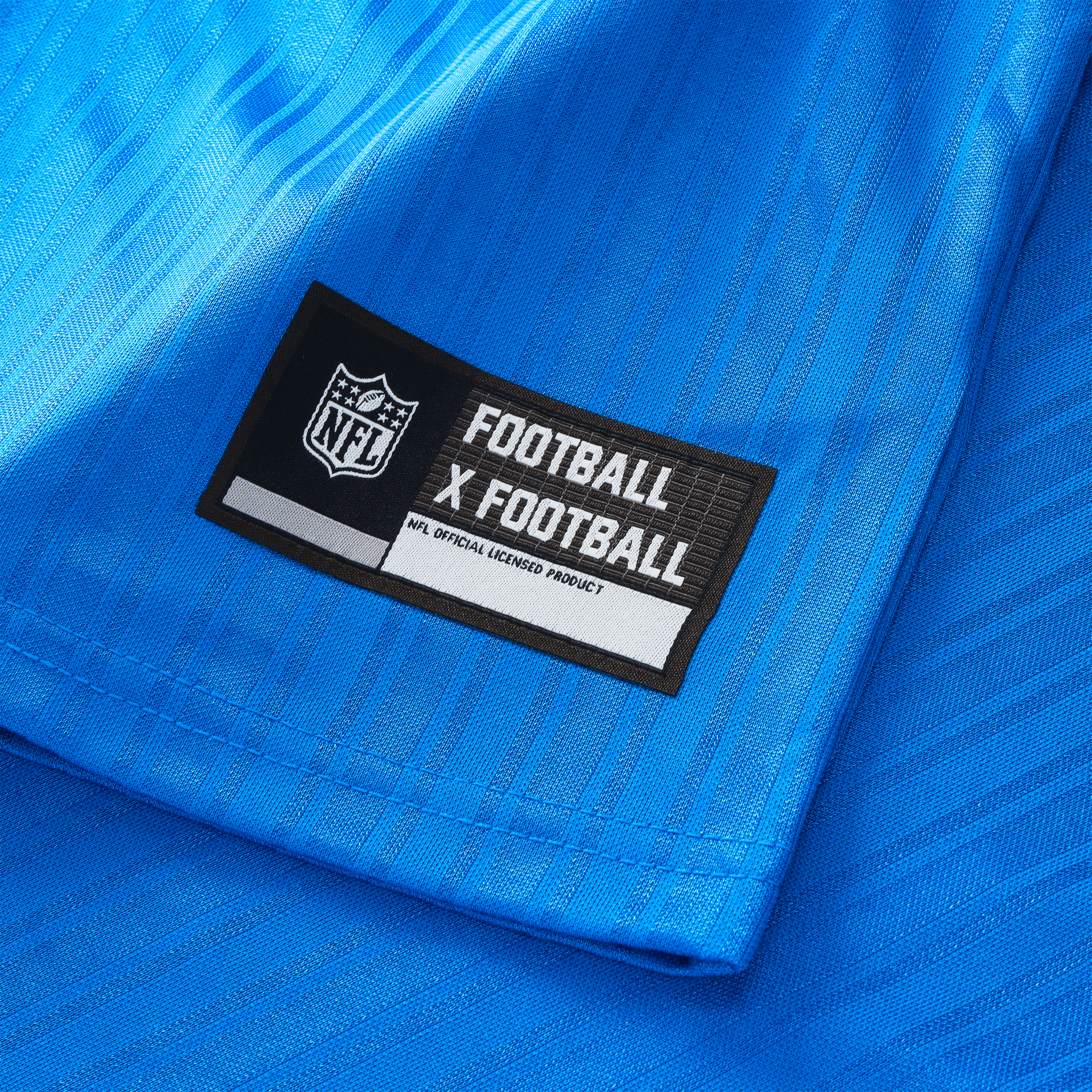 Detroit Lions Youth Football x Football Collared Fan Top - Blue - Image 10