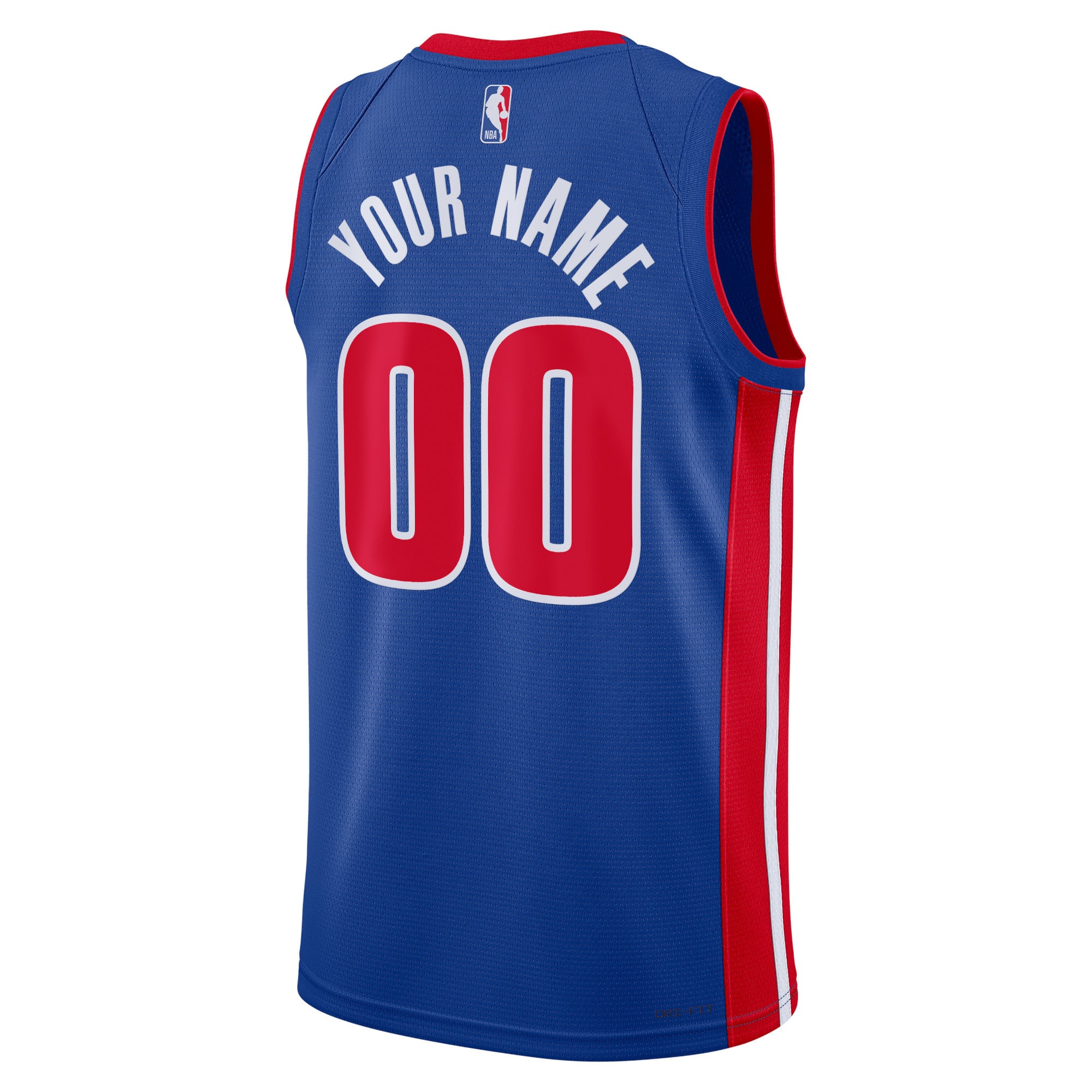 Detroit Pistons Unisex Swingman Custom Jersey White - Association Edition - Blue - Image 4