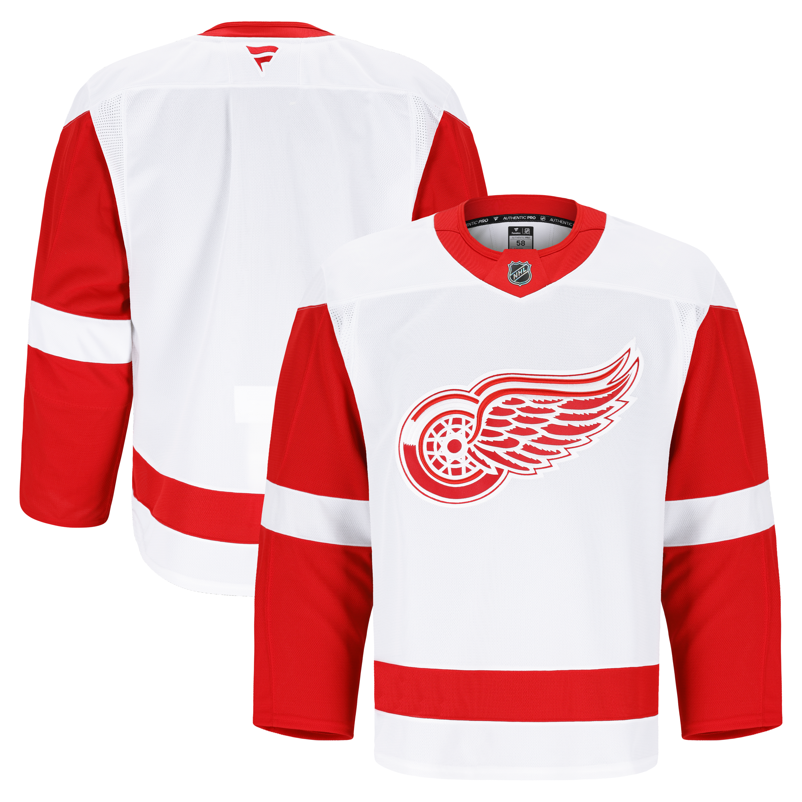 Detroit Red Wings Away Pro Jersey - White - Image 2