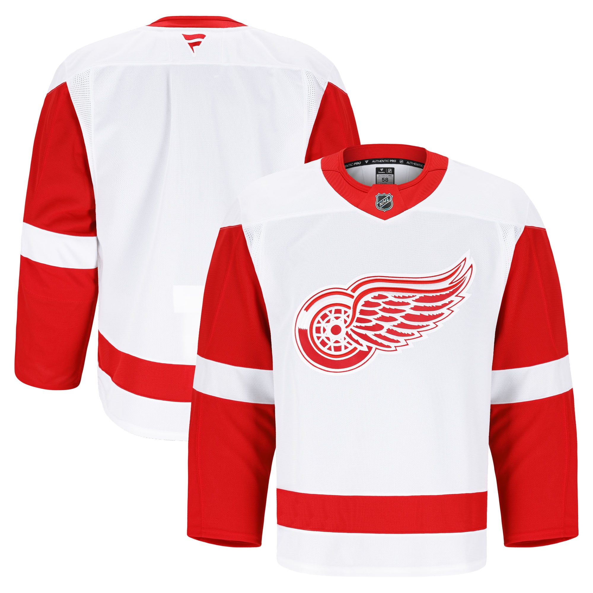 Detroit Red Wings Away Pro Jersey - White