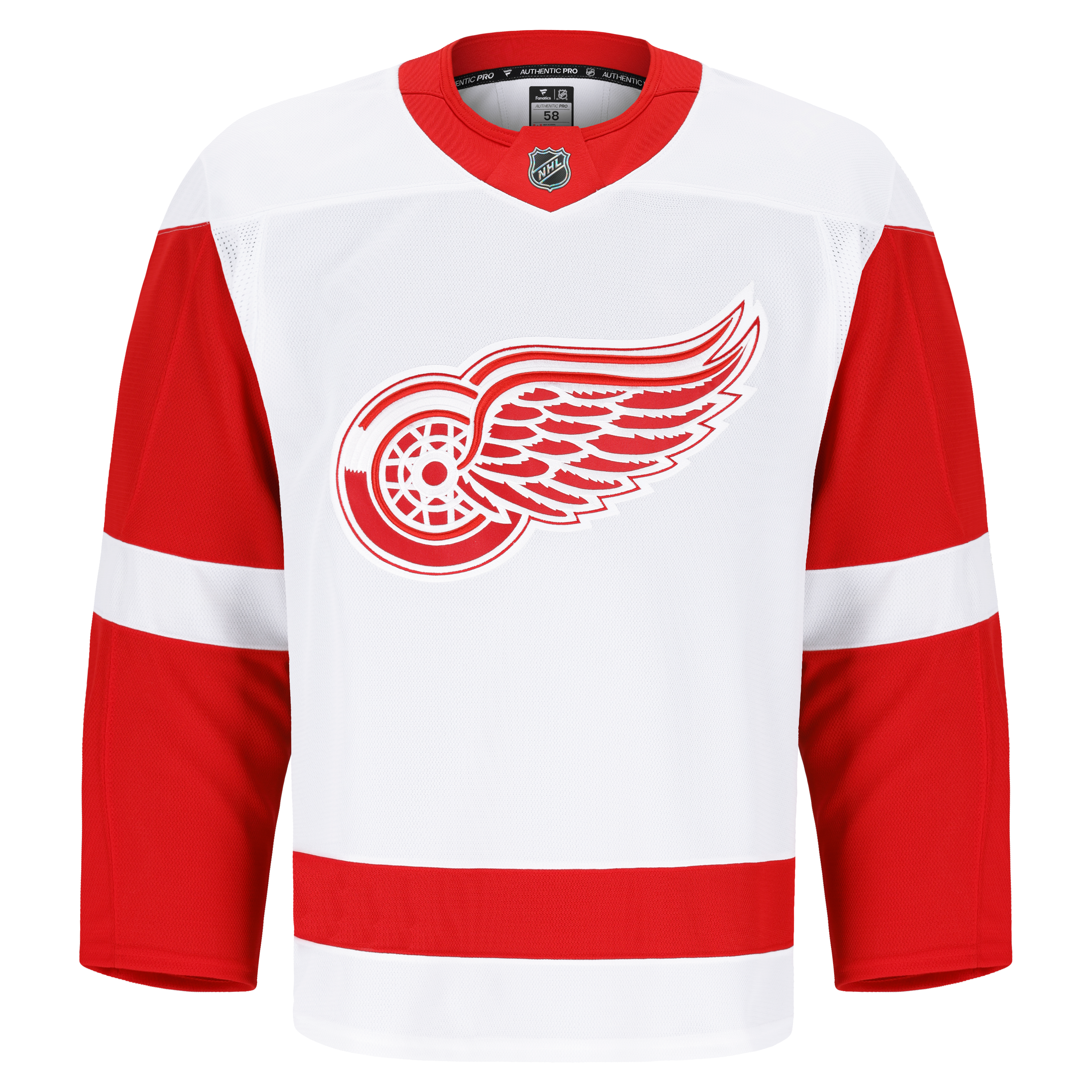 Detroit Red Wings Away Pro Jersey - White - Image 3