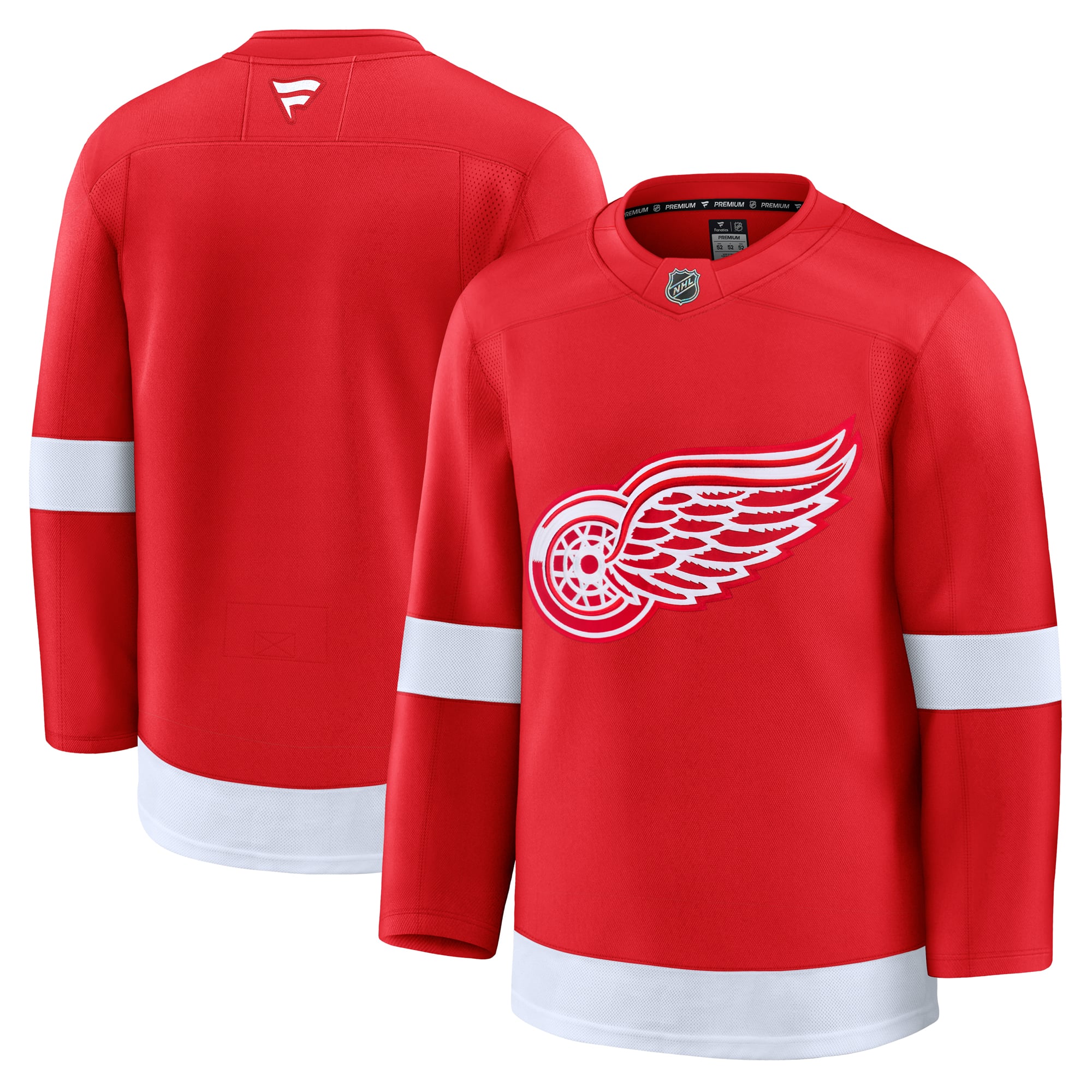 Detroit Red Wings Home Premium Jersey - Red - Image 2