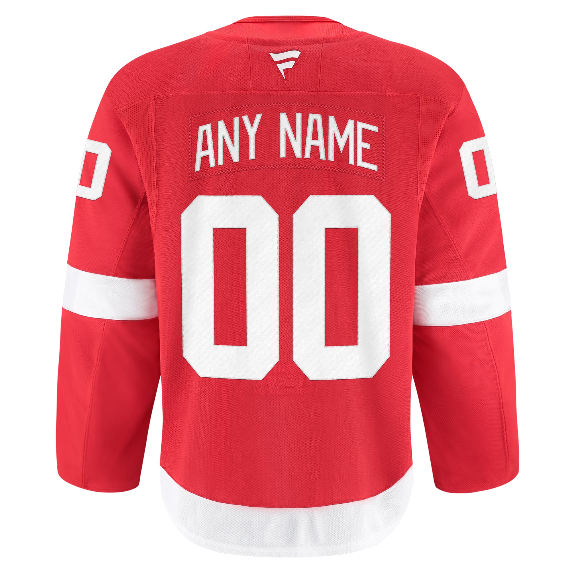 Detroit Red Wings Home Pro Custom Jersey - Red - Image 4